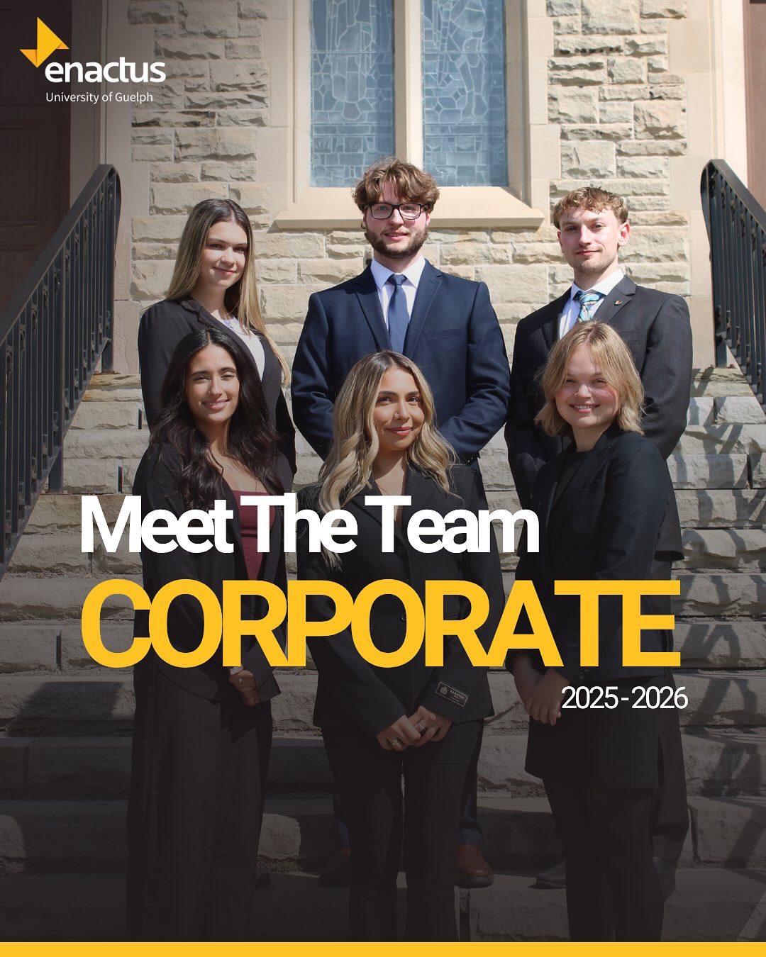 Introducing our 2025-2026 Corporate team!
#enactus #enactusguelph #enactuscanada #uofg #uofguelph #universityofguelph #team #sustainability #corporate