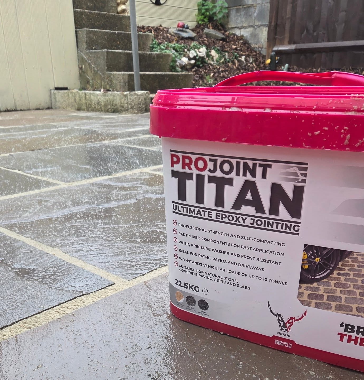 Busy this morning, trying Titan epoxy jointing. Its working a treat.