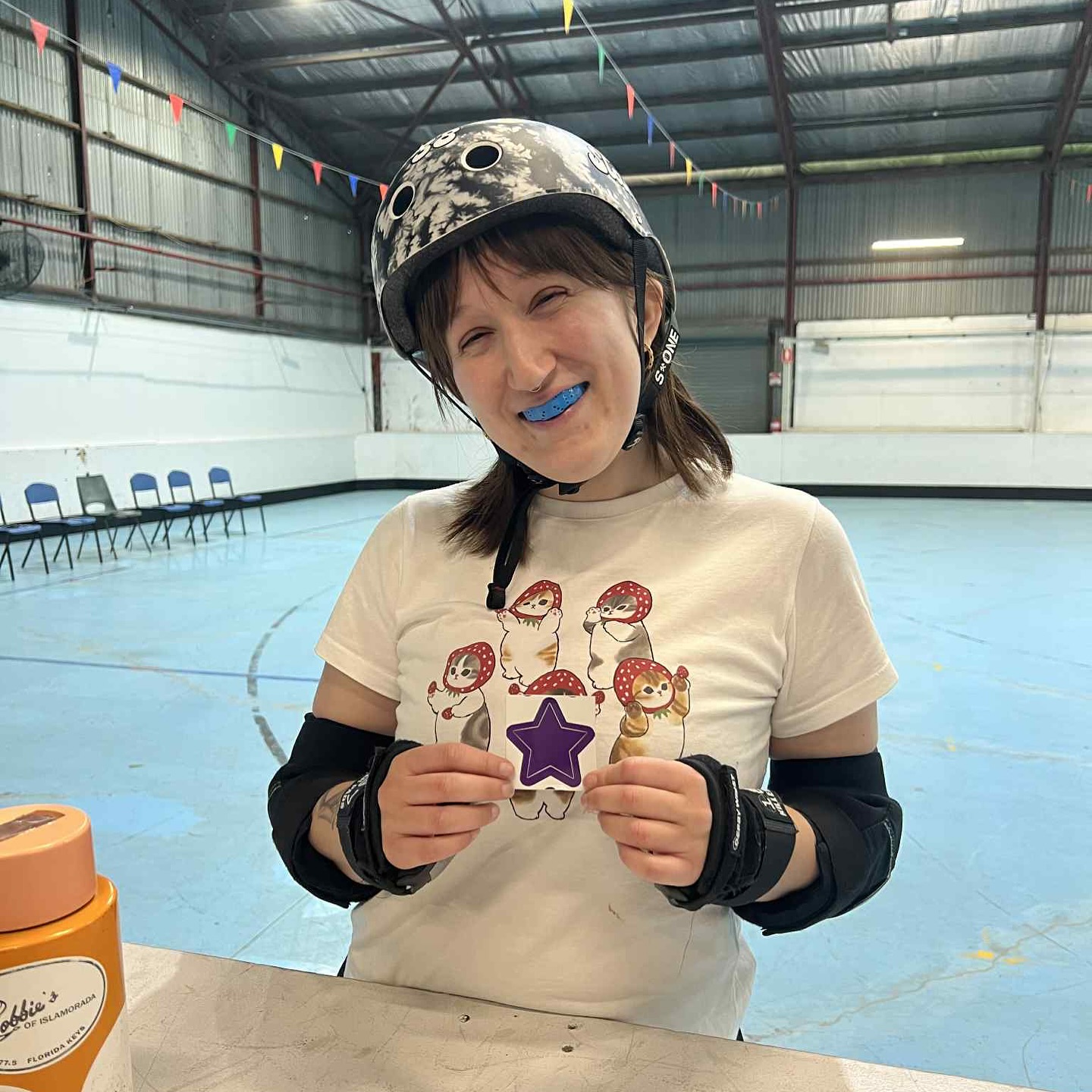 Congrats to our newest bouting skater, Andy Slamberg 💜
(who may or may not be this very excited social media administrator!)