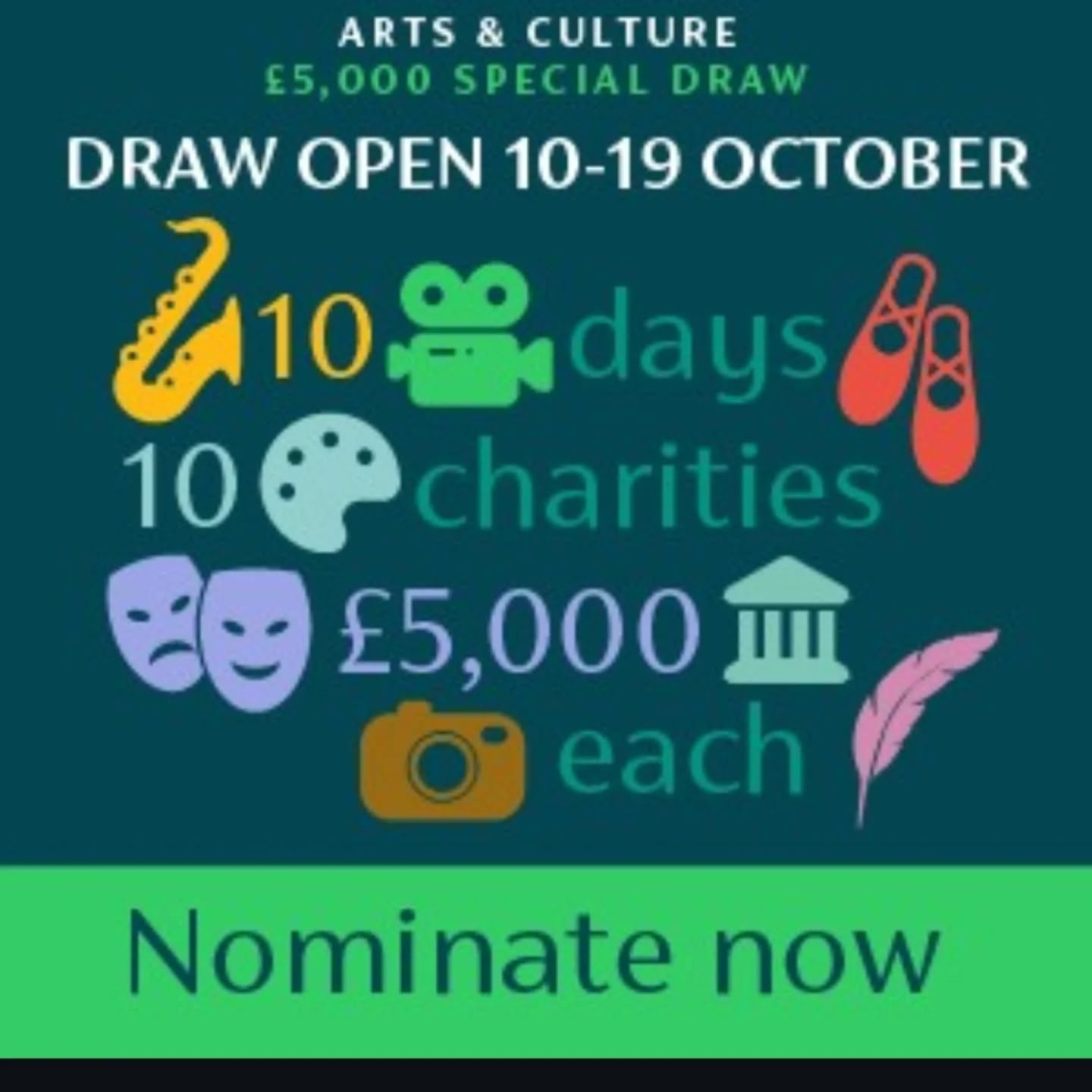 Ends TODAY!
I've made my nomination for the @royalneedlework BUT it would really help if you all could add your nomination too!
Charity number 312774
Link: https://culture.movementforgood.com/#nominateACharity
#charity #fundraising #artsandheritage