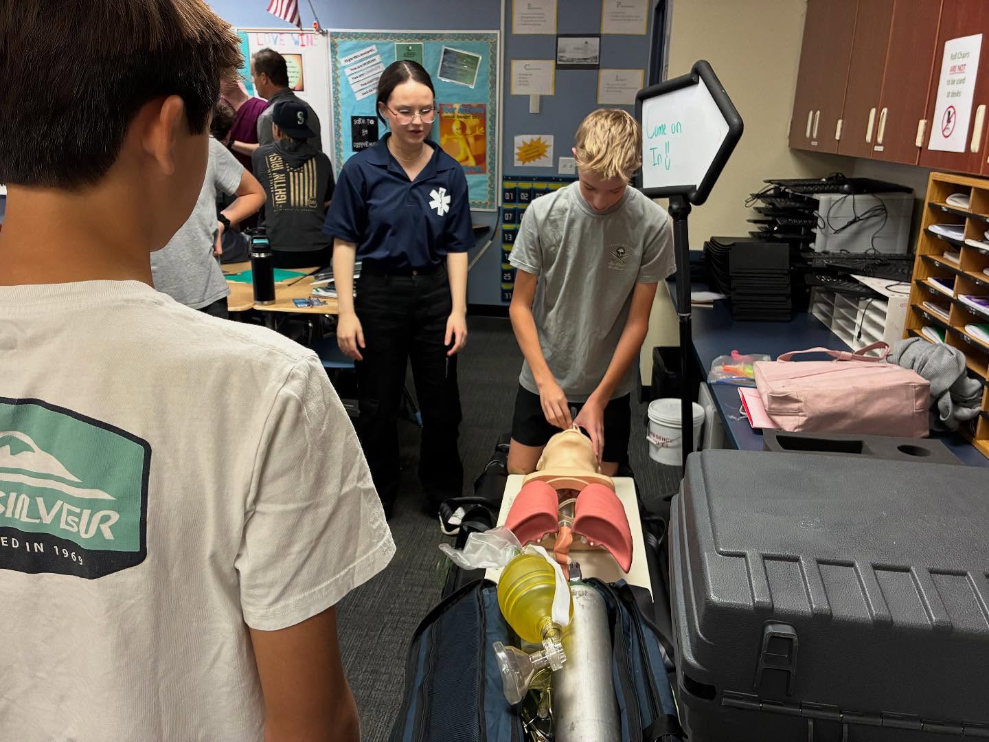 West Ada Middle School Students: We’re visiting your school! Follow the link in our story to find out when our seniors will be visiting to demonstrate health science skills and answer your questions about becoming a Guardian Knight.