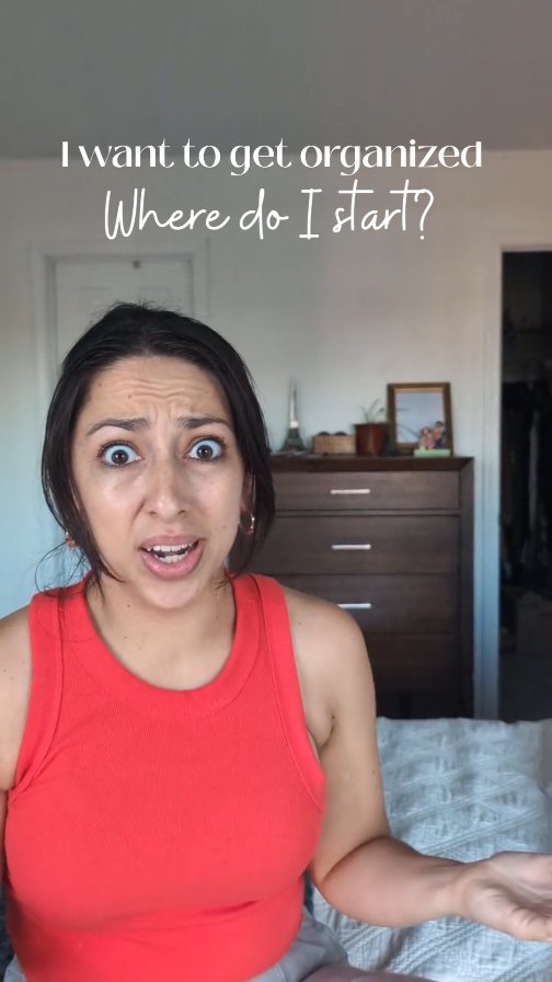 "I want to get organized but I don't know where to start!! It's just so overwhelming"
I hear this in almost every initial call with a new client.
They see the sea of stuff, and they "nope" right out of there.
So here's an easy step 1 - Start with the floor.
Getting the floor clear will be a huge step forward.
If your floor doesn't have things on it, the other place you'd start would be your flat surfaces.
Dressers, nightstands, desks, counters, coffee tables, entry way tables, etc.
We're taking baby steps here, so follow for part 2 - WHAT DO I DO WITH THE STUFF??