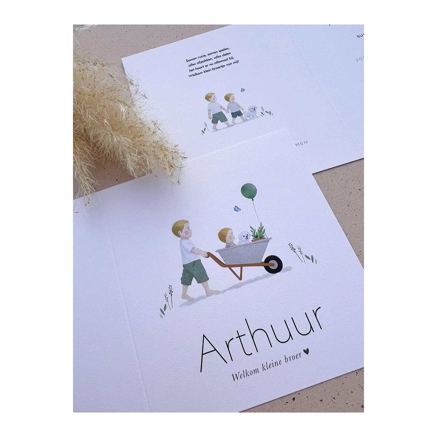 Welkom lief broertje, welkom Arthuur 🤎
#geboortekaartje #geboortekaartjes #geboortekaartjesinspiratie #babyopkomst #doopsuiker