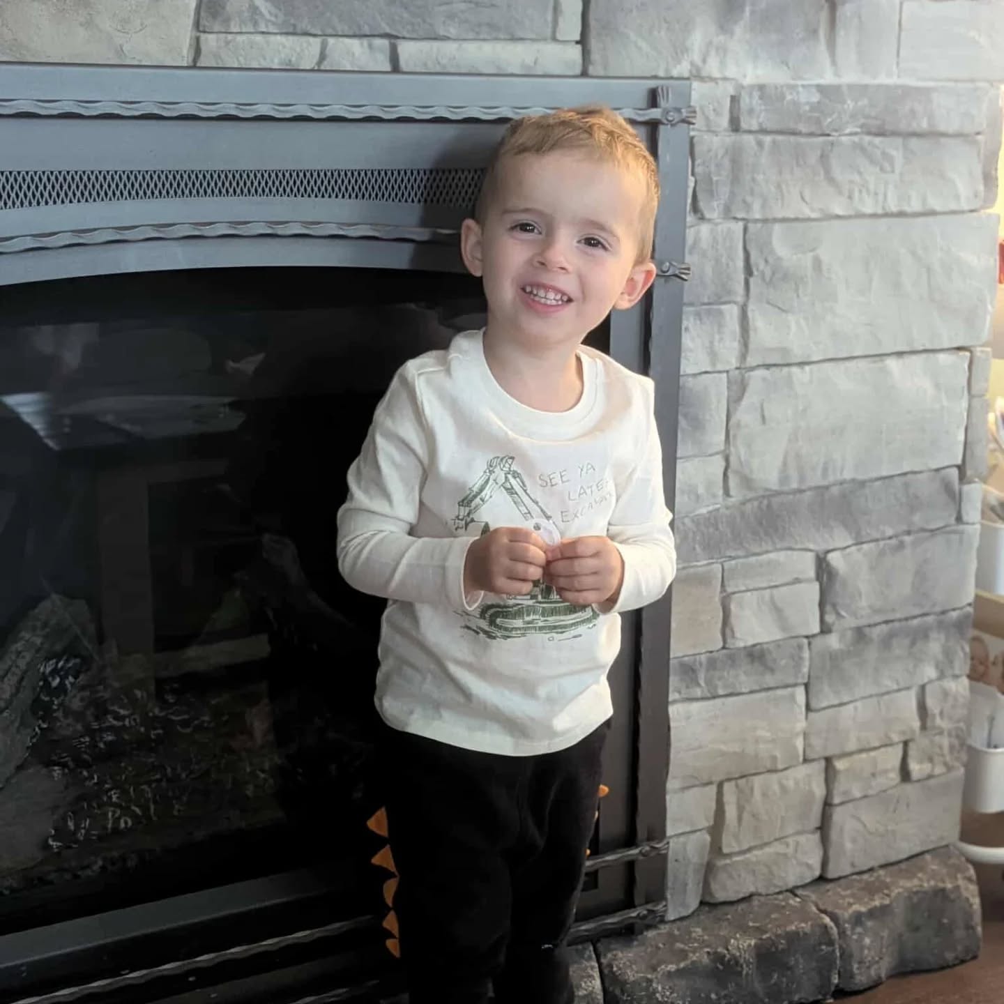 Happy 3rd birthday to our Mattie! You are so funny and have the biggest personality. We are lucky to have you.
See ya later, excavator!