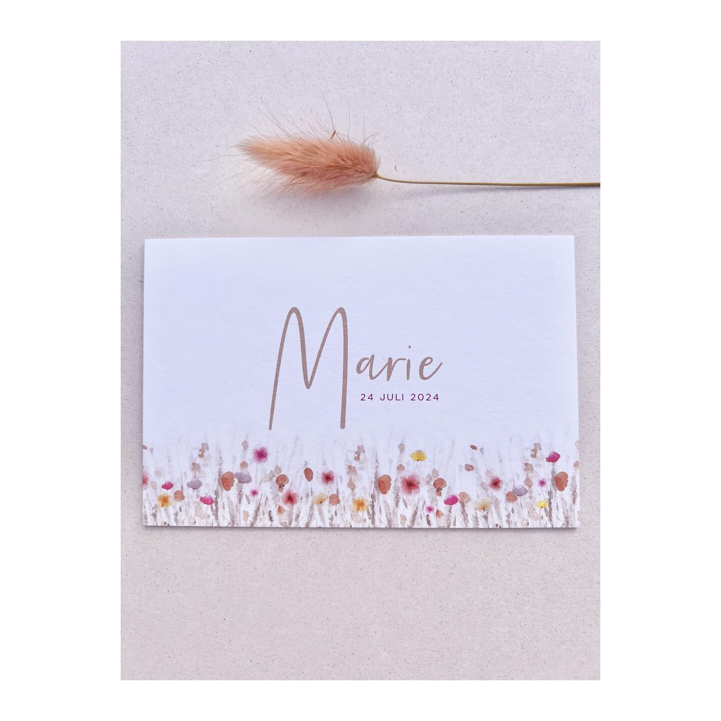 Welkom Marie 🌺
geboortekaartje #geboortekaartjes #geboortekaartjesinspiratie #babyopkomst #doopsuiker
