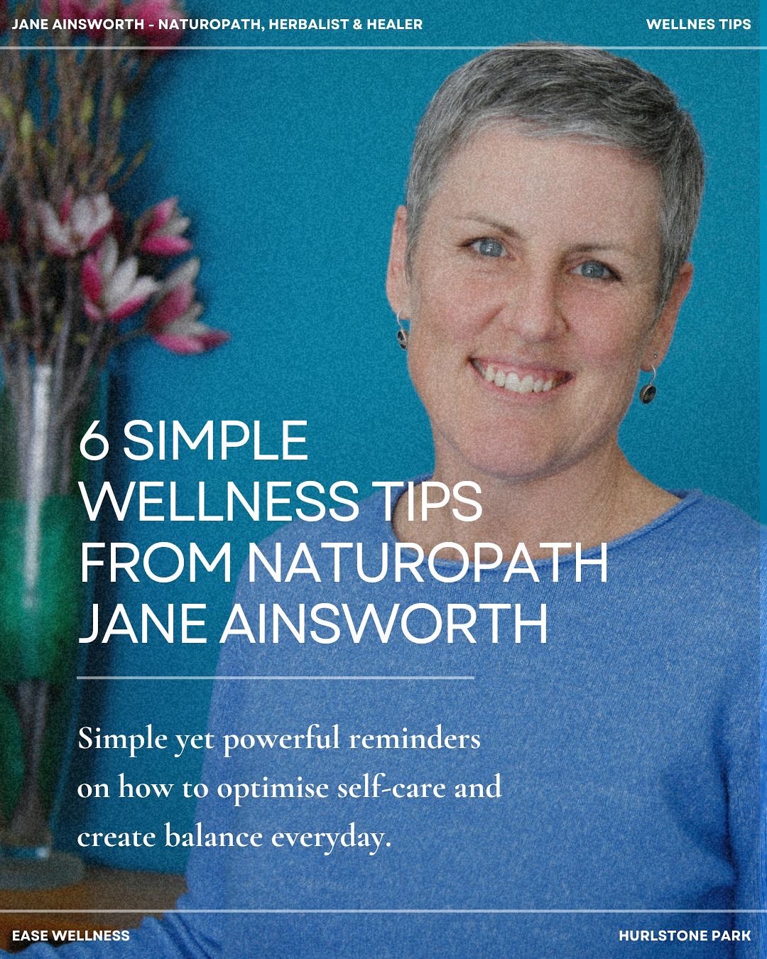✨ Wellness Tips from Jane Ainsworth — Naturopath & Energy Healer ✨
True wellness begins with how we care for ourselves — body, mind, emotions, and spirit. 💛
In these simple yet powerful reminders, Jane encourages us to return to the essentials: listen to your body, nourish yourself naturally, rest deeply, stay connected, and find joy in the little things. 🌿
Small, intentional acts of care can create lasting balance and a deeper sense of wellbeing — one mindful moment at a time.
👉 Swipe through Jane’s gentle wellness wisdom, and notice which tip speaks to you most today.
👇Learn more or book with Jane via the links in the comments
#EaseWellness #Naturopathy #EnergyHealing #HolisticWellness #WomensHealth #WellnessWithEase #HurlstoneParkCommunity #SelfCareJourney #HurlstoneParkWellness