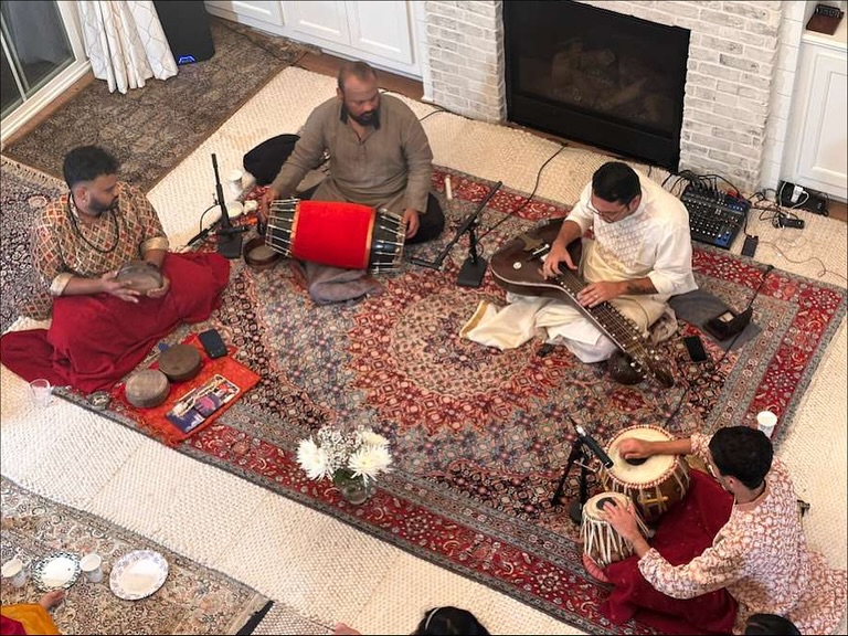 So, Setu Quartet- featuring the legendary @kanjiraking , prodigious @chaamie_25 , young maestro @aphataktabla and the little me.
Our first attempt at blending the two forms worked well, can’t wait to do more of it to perfect it. In any case a successful Milaap concert by @academy.sadhanaarts
Many thanks to @radhikasamson , @kalpana.venkat.58 , Rohan Samson, Aryana and Aisha Samson :)
Full audio & video coming out soon! Stay tuned!
#setuquartet #music