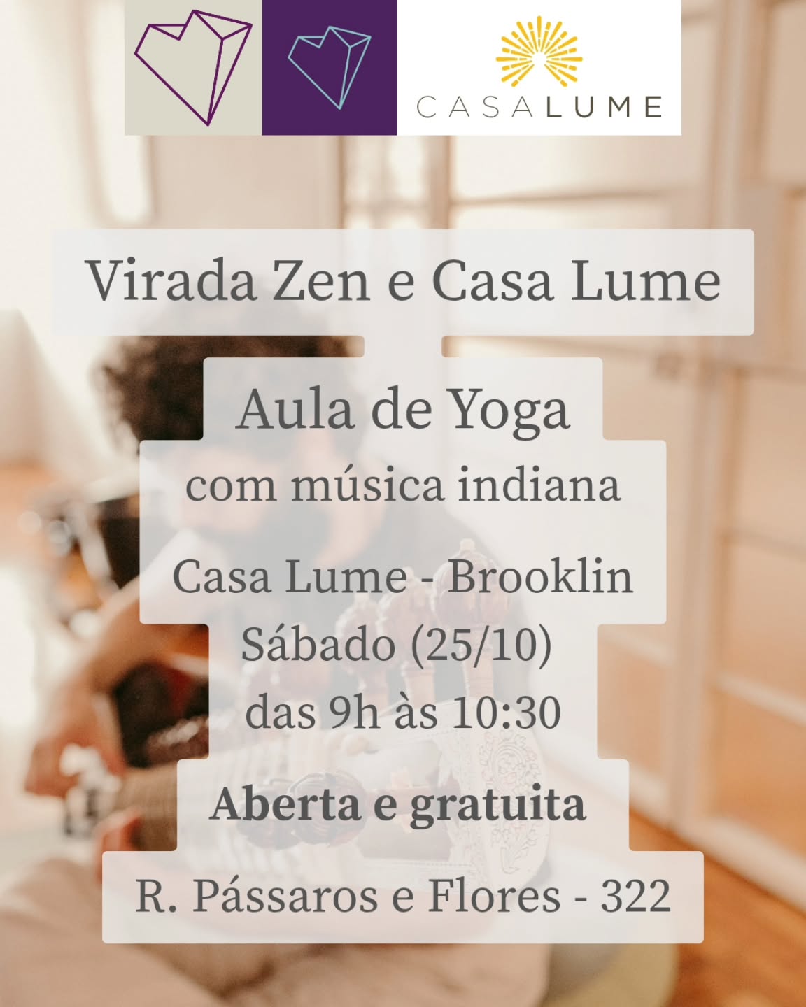 As vagas pro nosso Aulão em parceria com a Virada Zen deste sábado 25/10 estão totalmente preenchidas!
Namastê e bora praticar!