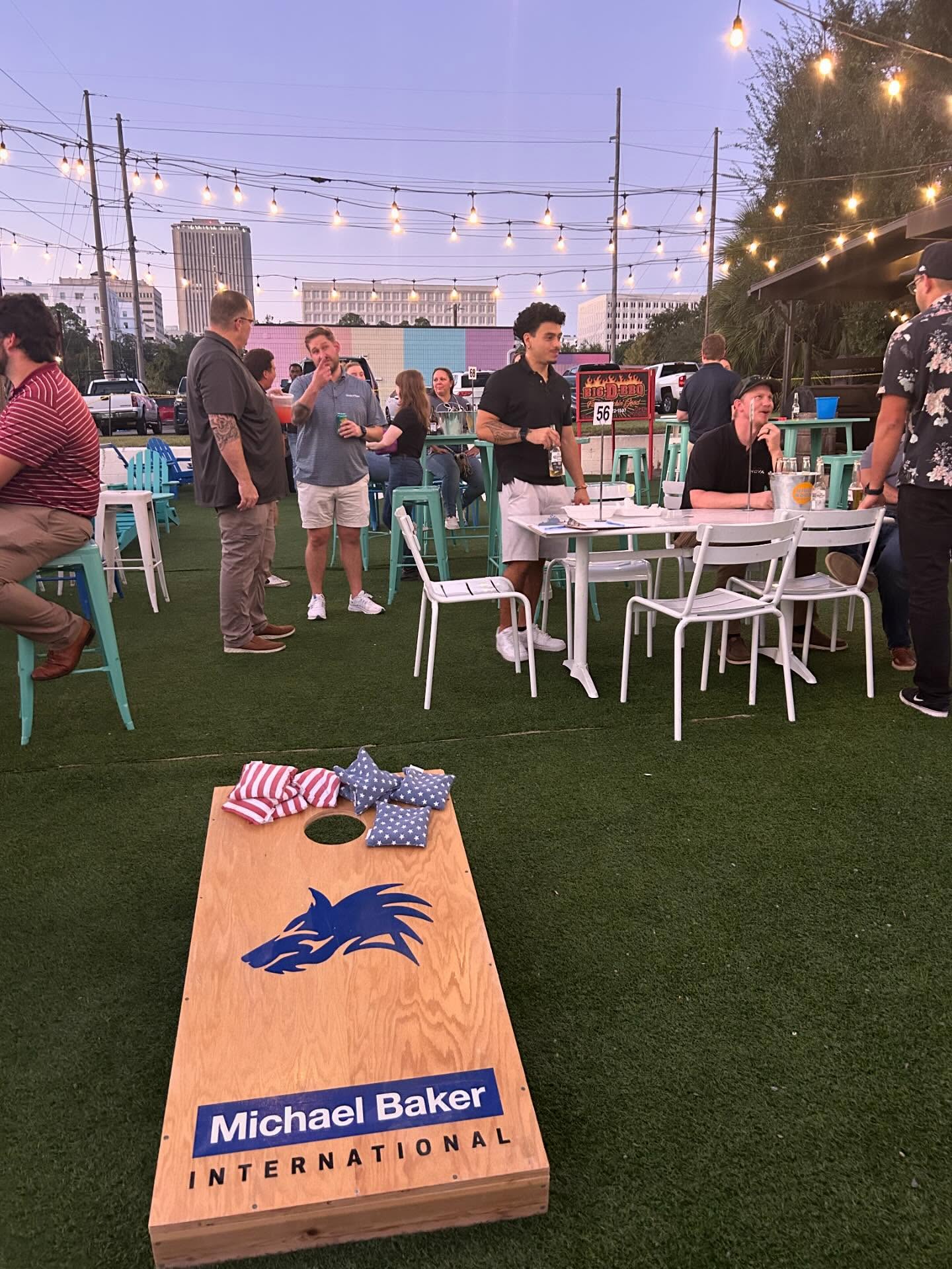 HUGE thanks to everybody that came out to compete or score keep in our ASCE Corn-hole Tournament! We had so much fun relaxing and enjoying some friendly competition among the best local professionals!
We’ll see you all again THIS THURSDAY, for our GBM with Environmental & Geotechnical Specialists (EGS)!!