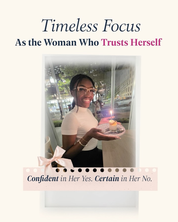 It’s always a “make sure I fit in, be acceptable, don’t be too much” but never “does this truly align with me and my values?”
Comparing, shrinking, overthinking, overanalyzing, all to be accepted and desired.
But your worth is unconditional and deep rooted since before you existed.
Ultimately your daily reminder is that your eternal worth is always found through Christ. Undeniably.
AND You get to embody your worth daily through your actions (what you settle for, what you keep tolerating, what you no longer subscribe to…)
Surrender to the ideas of needing people or their validation to be accepted. You gotta get out of the way and let your worthy light shine endlessly, fearlessly & unapologetically.
It can never be taken away nor destroyed. Never forget that
Wake up girl and save this when you need a reminder 🩷
#selfmastery