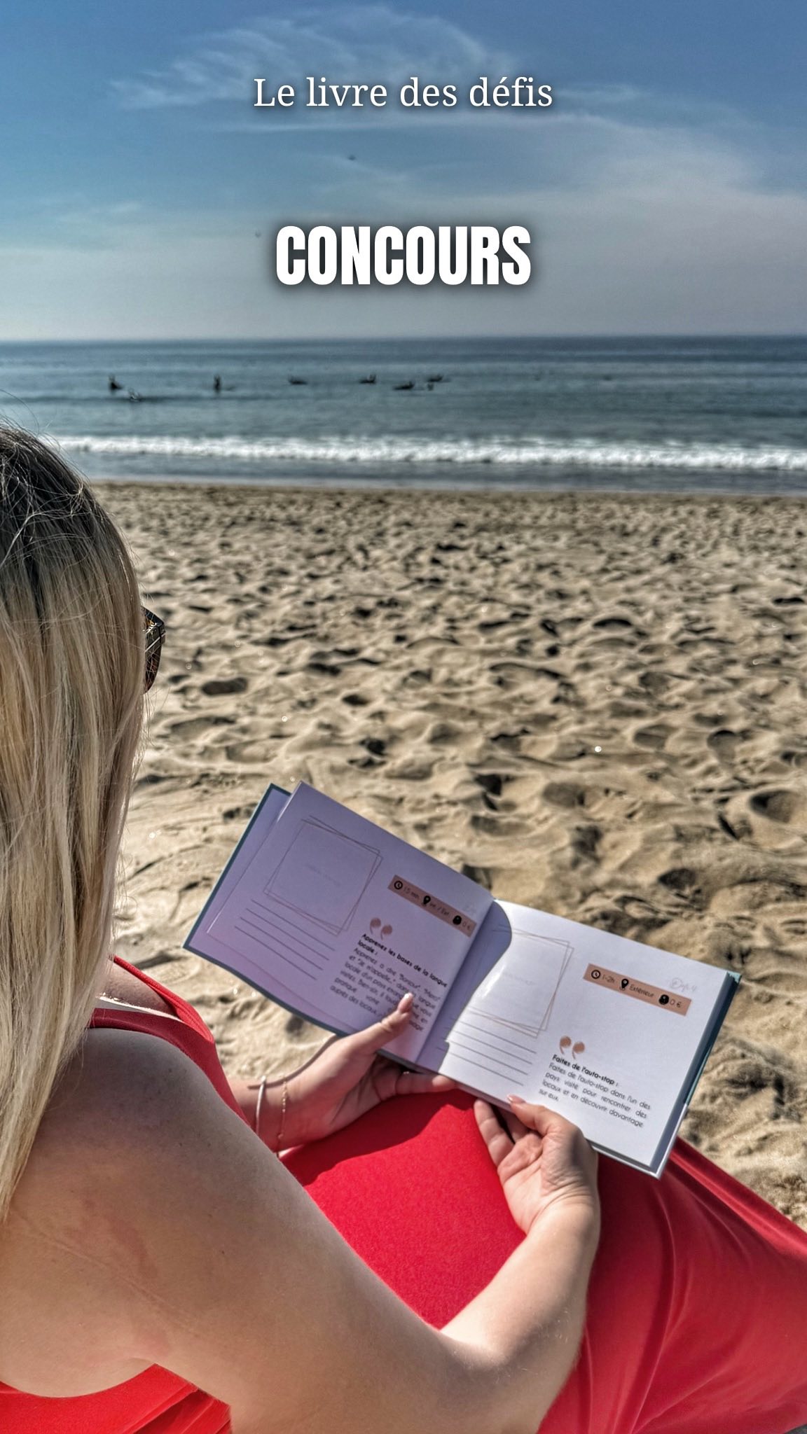 CONCOURS CLÔTURÉ FÉLICITATIONS À LA GAGNANTE ET MERCI À TOUS POUR VOS PARTICIPATIONS 🥳 🎁 ⬇️
📖✨ On s’est éclaté avec Le Livre des Défis ; fous rires, moments à deux et défis totalement improbables garantis 😍
Et bonne nouvelle… on vous fait gagner l’édition Voyage en collaboration avec @le_livre_des_defis ! 🌍✈️
Pour participer :
1️⃣ Être abonné(e) à @pretadecoller et @le_livre_des_defis
2️⃣ Aimer cette publication ❤️
3️⃣ Commenter en identifiant 3 ami(e)s voyageurs qui adoreraient participer !
4️⃣ (Bonus) Partage ce post en story pour doubler tes chances 🍀
Le tirage au sort sera réalisé directement par @le_livre_des_defis 🎉 le mercredi 29 octobre !
Bonne chance à tous 💫
#concours #concoursvoyage #voyage #travel pretadecoller #lelivredesdefis #editionvoyage #travelgiveaway #jeuconcours #voyageaddict #travelcouple #pretadecollertravel