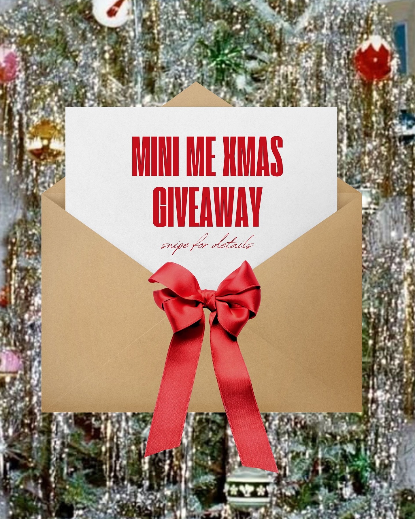 🧑🎄 🌲 $1000 MINI ME XMAS GIVE AWAY
Christmas is on its way and we want to celebrate the launch of our first themed shoot & 1 year of MINI ME!
To WIN simply:
Follow @minime_portraits
Comment “XMAS” + tag another mama!
Prize Includes
1 x MINI ME XMAS SESSION ( run between Nov 28 - Nov 30 )
1 x MINI ME POP UP ORIGINAL
2 x A3 PHOTO PRINTS ON ARCHIVAL ART PAPER
The giveaway closes in 10 days.
The winner will be announced and contacted via email + stories.
Lots of love & Goodluck
V xxx