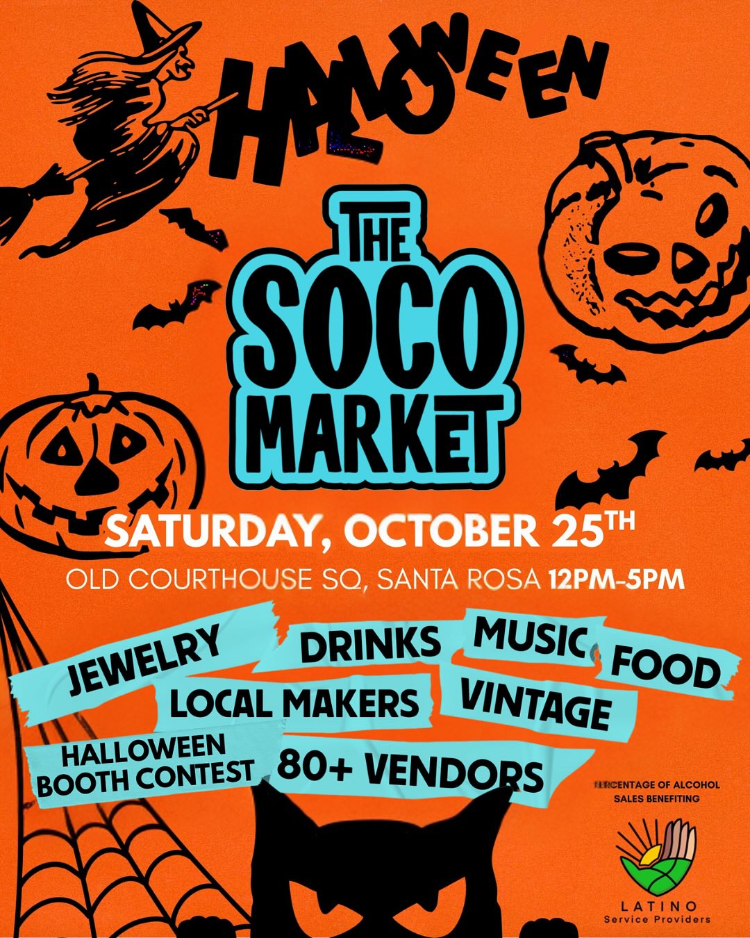 So excited to be a part of @thesocomarket Halloween Event this Saturday! Come by and check out our fall scented body scrubs, LIVE sugaring demos, DISCOUNTS on services, and professional advice from skincare professionals. Let’s get spooky! 👻