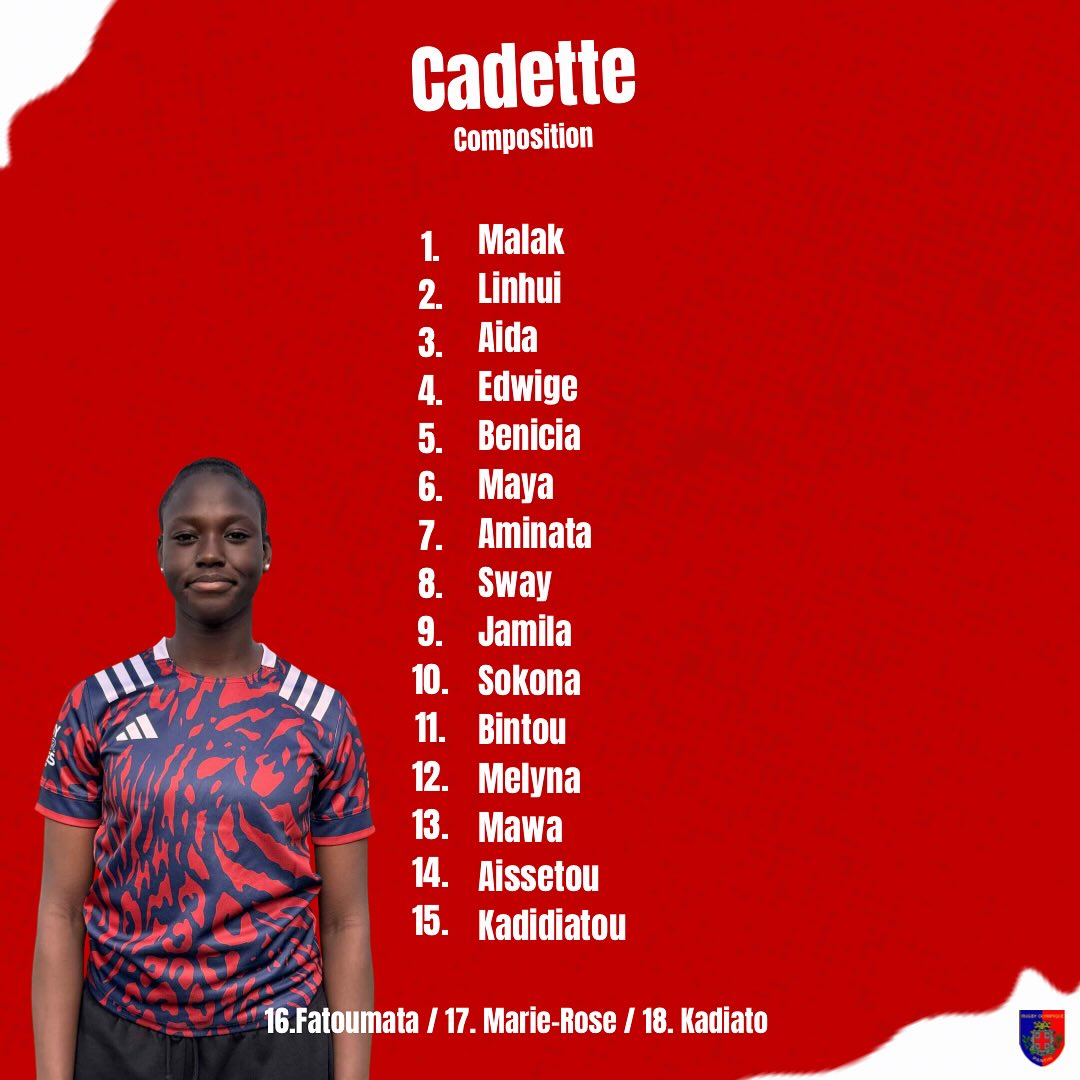 Composition d’équipe
Nos filles sont prêtes pour cet après-midi 🔥
Direction Valenciennes pour un déplacement qui s’annonce intense ! 💥
Voici la composition de l’équipe pour cette rencontre ⬆️
#rugbypourtous #touspourpantin