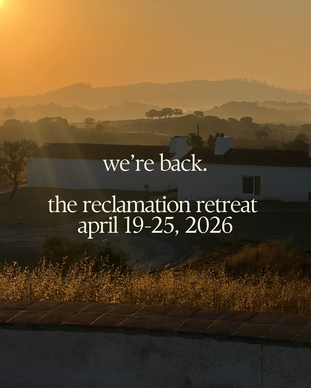 if last year’s retreat taught us anything — it’s that a week spent in good company, committed to a purpose greater than ourselves, and doing the work to show up in ways we never have before — is the greatest medicine there is.
the ripple effect of what we’re doing at the reclamation retreat is beyond anything we could have imagined. because it’s not just an incredible week... it’s what happens after the week that moves mountains.
new opportunities. new relationships.
job offers. confidence to finally start the project.
the leap of faith you’ve been avoiding.
the quiet peace of no longer repeating the same patterns that were keeping you stuck.
that’s what we’re here for.
not just helping you know yourself more deeply than ever before,
but giving you the tools to live as yourself in a way you never have before.
we already sold out our first round of earlybird spots (!!!)
but not to fret — we’ve opened up a few more.
link in bio for all the details, or DM us directly to grab yours while they last 🤍