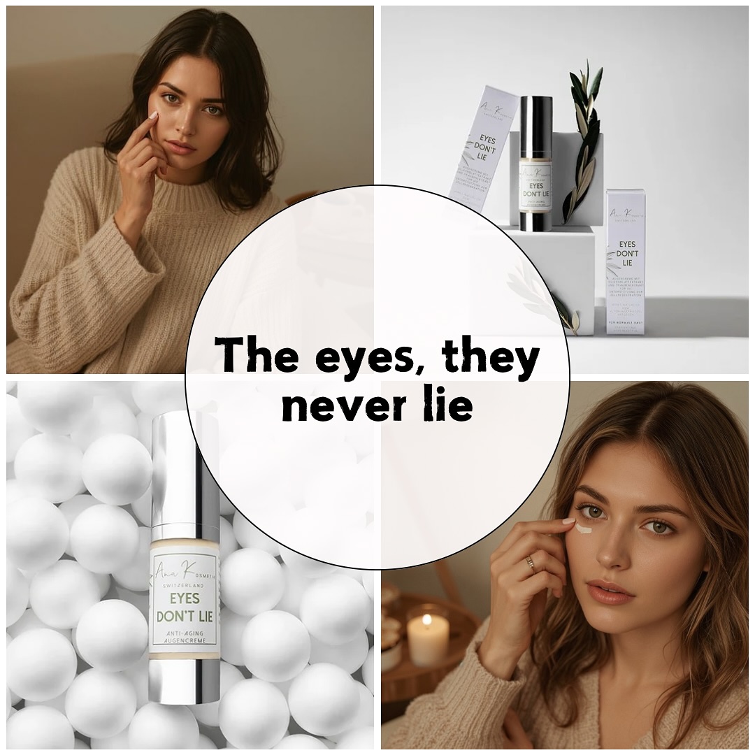 „The eyes, they never lie.“
Müde? Gestresst? Schlaflos?
Deine Augen verraten mehr, als du denkst.
Deshalb verdient deine Augenpartie besondere Pflege – jeden Tag.
Unsere Eyes Don’t Lie Anti-Aging Augencreme:
- Mindert Schwellungen & Augenringe
- Glättet feine Linien
- Spendet Feuchtigkeit & schützt die zarte Haut
Mit beruhigendem Olivenblattextrakt & hochwirksamen Antioxidantien.
Für einen frischen, wachen Blick – ganz ohne Make-up.
🇨🇭 Swiss Made – Vegan – Dermatologisch getestet
#AnaKosmetik #EyesDontLie #SwissSkincare #Augenpflege #CleanBeauty #SkincareRoutine #LuxurySkincare #VeganBeauty #Selbstfürsorge #SwissMade #eyescream #swissmade #staynatural #staynaturalstaybeautiful #anakosmetikswitzerland
