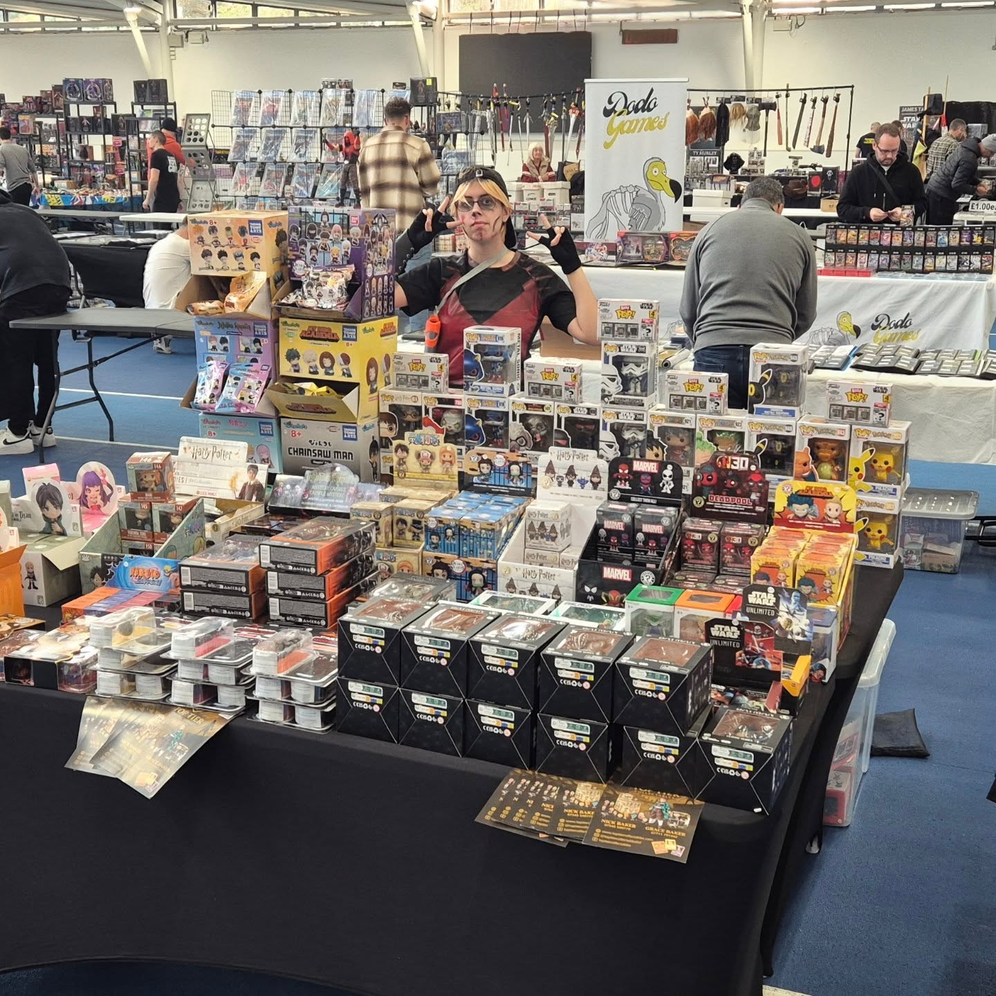 What a day! We had a great time selling at lea valley comic con today we cant wait for the next one.