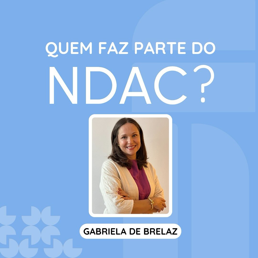 🌟Conheça as pesquisadoras e pesquisadores do NDAC 🌟
Hoje é dia de apresentar Gabriela de Brelaz, integrante do Núcleo de Democracia e Ação Coletiva (NDAC). Doutora e mestre em Administração Pública, Gabriela é professora Associada da Escola Paulista de Economia Política e Negócios (EPPEN) da Universidade Federal de São Paulo (Unifesp). É também Co-PI da Pesquisa Internacional PAR-CITY - Participação na Cidade: como Inovações Participativas Urbanas estão mudando a democracia, a governança e Confiança da (TAP-FAPESP).
👉 Acompanhe nossos posts e visite nosso site para saber
mais sobre as pesquisadoras e pesquisadores do NDAC!