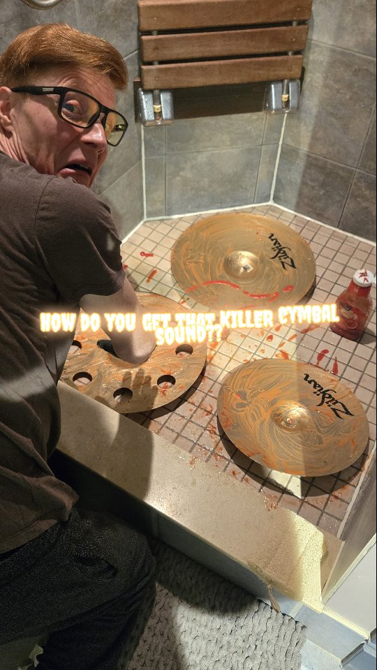 DEADLY bright cymbal tones now thanks to the best cymbal cleaner on the planet....
#ketchup #sabian #zildjian #drummer #metal #metalmusic