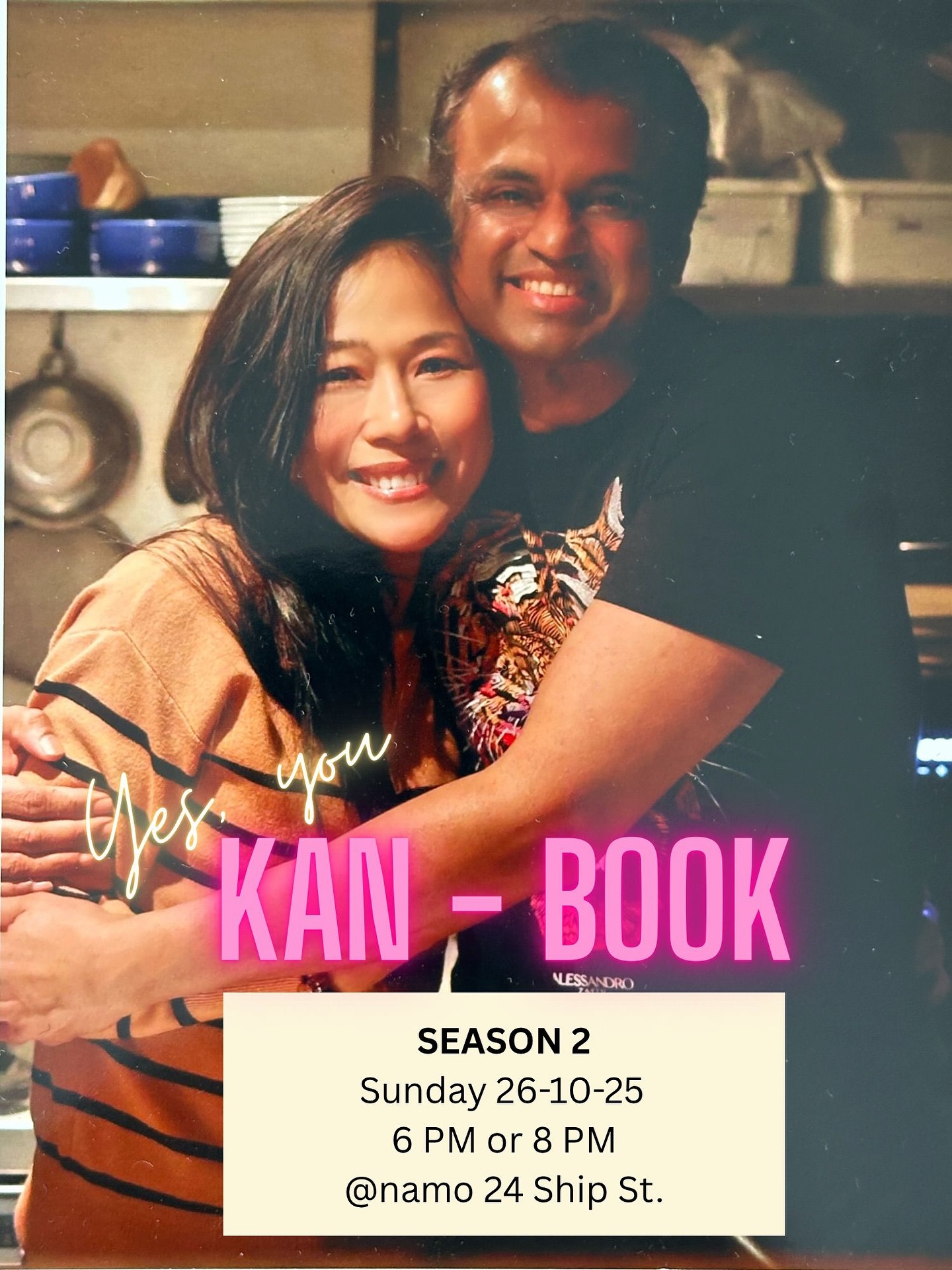 It’s time for season 2
We are smashing out our October Best @brightonsbestrestaurants as we speak and we could not think of a better way to end it.
We have joined forces once again for season 2 of Kan -Book series and this time it will be at all new @namo.brighton on ship street.
India and Thailand share a lot of similarities yet are different in their own way and we love to explore this angle through food.
2 seatings - 6.00 pm - sold out
8.00 pm- few spaces left
£35 per person
The menu will contain nuts, fish and shellfish.
No dietary restrictions or allergies can be catered to due to the nature of this event.
To book email mailto:namoeatbrighton@gmail.com
See you all there