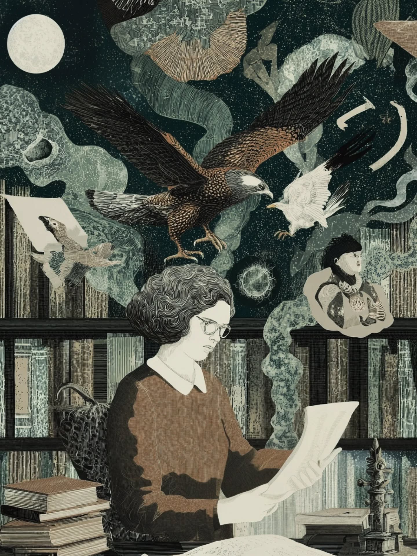 Non so condensare in un'immagine il mio amore per la lettura, per lo studio, per gli infiniti universi paralleli che si aprono quando incontro il pensiero scritto altrui, ma questa che ho creato con Midjourney ci si avvicina molto 🪐📖
Quanto è assurdo e quanto umano percepire tutta l'immensità della vita - vissuta e immaginata - emergere da piccoli simboli codificati stampati su qualche centimetro di cellulosa.
Leggere resta ancora una delle pratiche più efficaci per espandere i confini dello spazio e del tempo, così limitati e limitanti, e proprio dal desiderio di condividere quello che esploro nei miei viaggi "cartacei" nascono quasi tutti gli eventi e i miei corsi.
Onestamente è l'unica soluzione che ho trovato per resistere alla spinta anestetizzante di questi tempi così complessi e ipervelocizzati, ma anche per coltivare lo stare insieme in uno spazio di dialogo reciproco!
Prossimamente in programma:
• 24/10 Veda Reading Room
• 25/10 Ayurveda Dosha
• 31/10 Oracle Night #2
Info & prenotazioni al link in bio o in DM!
Ti aspetto!