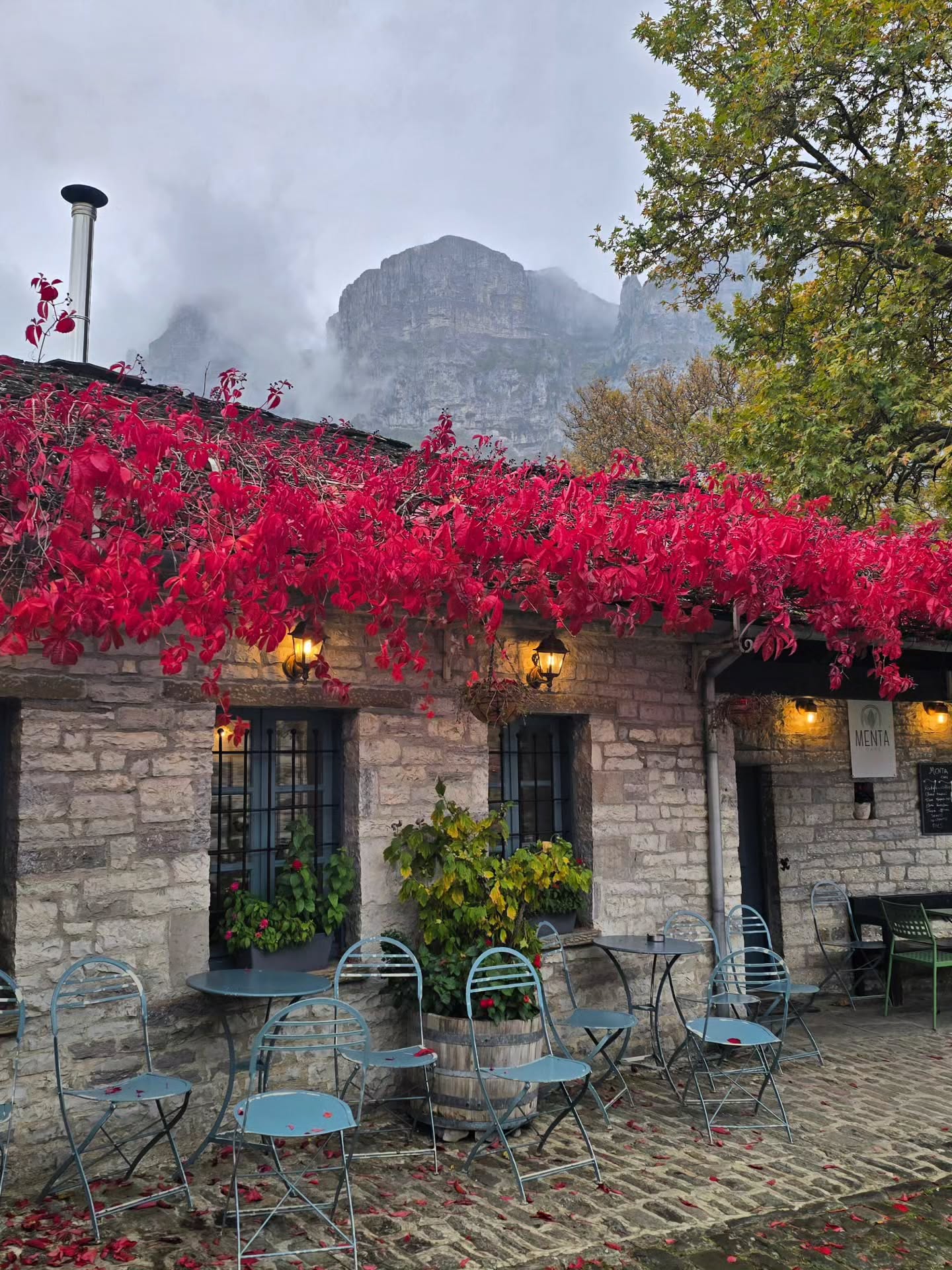 A magical week in one of the most magical parts of Greece 🍁🍃❤️
.
Amazing autumnal colours, wild sunrises, beautiful trails camouflaged in the beautiful surroundings, rafting on the crystal clear Voidomatis river. A wonderful week with a wonderful group. 🌿💕💠
.
Thank you everyone for making this trip extra special ❤️
.
Ps. Spot the kitty in photo 20 🐈
.
.
.
.
.
.
.
.
.
#nefelinine #HikingAdventure #Hikingandyogaadventures #nomadspathgr #TrekkingAdventures #HikingGreece #zagorochoria #zagori #VoidomatisRiver #VikosGorge #vradeto #konitsa #ExploreEpirus #EpirusAdventures #epirus_greece #authentictravel #autumnretreat