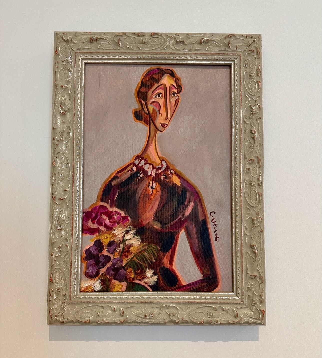 ‘Gracie’ 🌺🪻🌿
30 x 20 cm
This is one of the paintings I will be showing at my next Open Studios Event in Wimbledon London 6th-9th November 2025.
Constance 2025