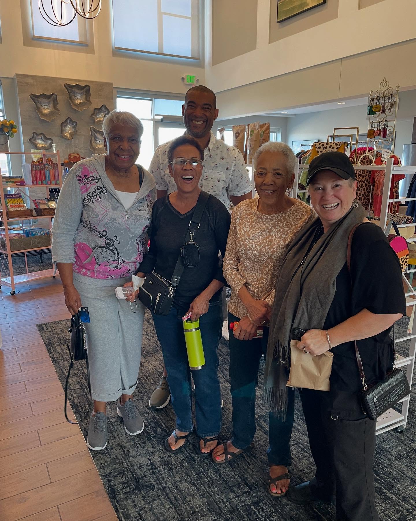 Jonathan and I met these lovelies last week. We became instant friends. One of them said something that has stuck with me. She was inviting us to dinner and said, “We always have room for new feet under our table.” What a powerful statement of community. 🥰