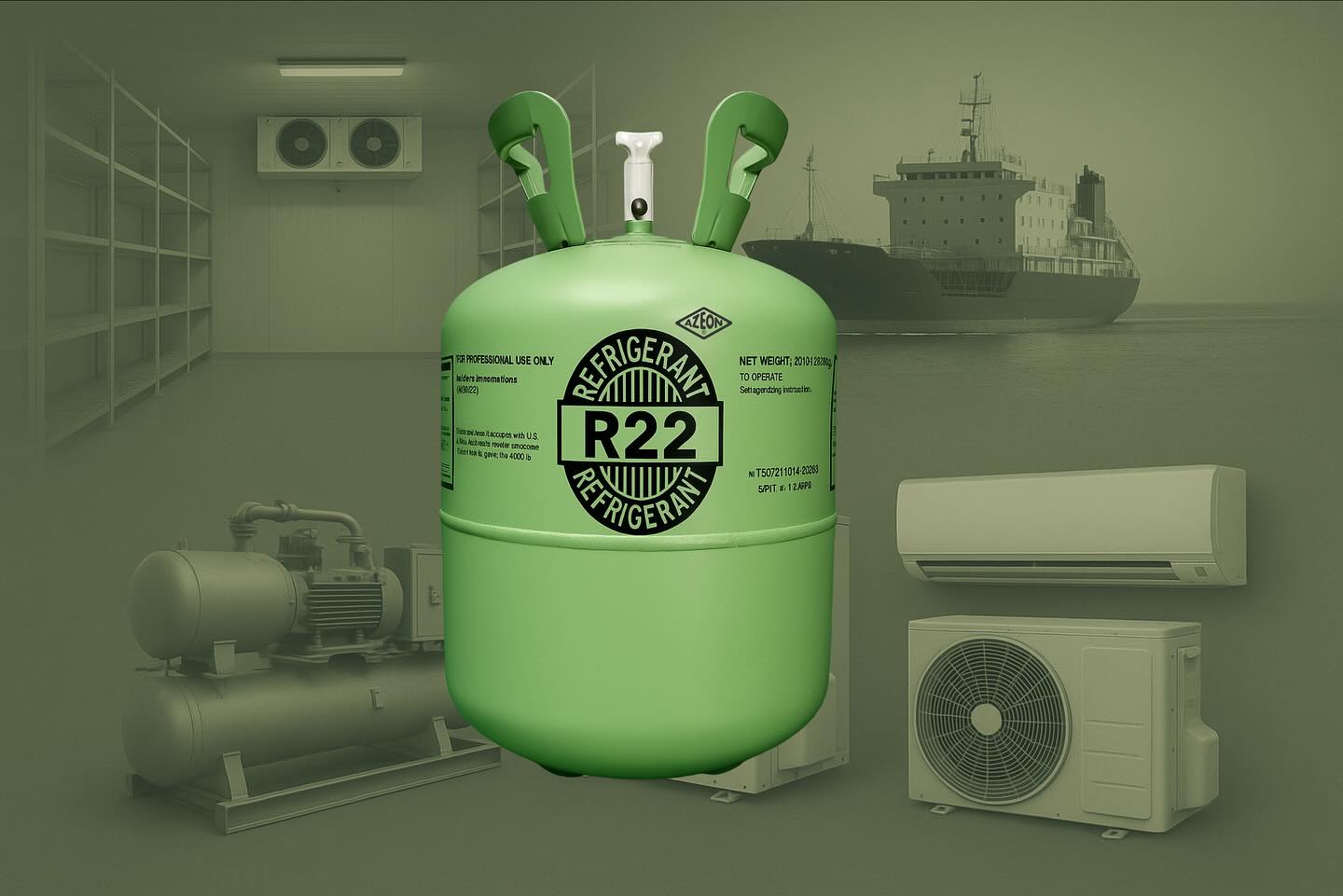 🥇Como los importadores #1 de R22 en el país, los invitamos a cotizar con nosotros el gas refrigerante R22.🥇
Contamos con stock disponible inmediato, precios competitivos y atención personalizada para empresas del sector industrial, pesquero, logístico y alimenticio.
💨 Confíe en la experiencia de más de 70 años respaldando la cadena de frío del Ecuador.
📩 bernardo.aray@agroquimica.ec
📲 WhatsApp: 098-652-2486 - 0986926042
#R22 #Refrigeración #Ecuador #FríoIndustrial