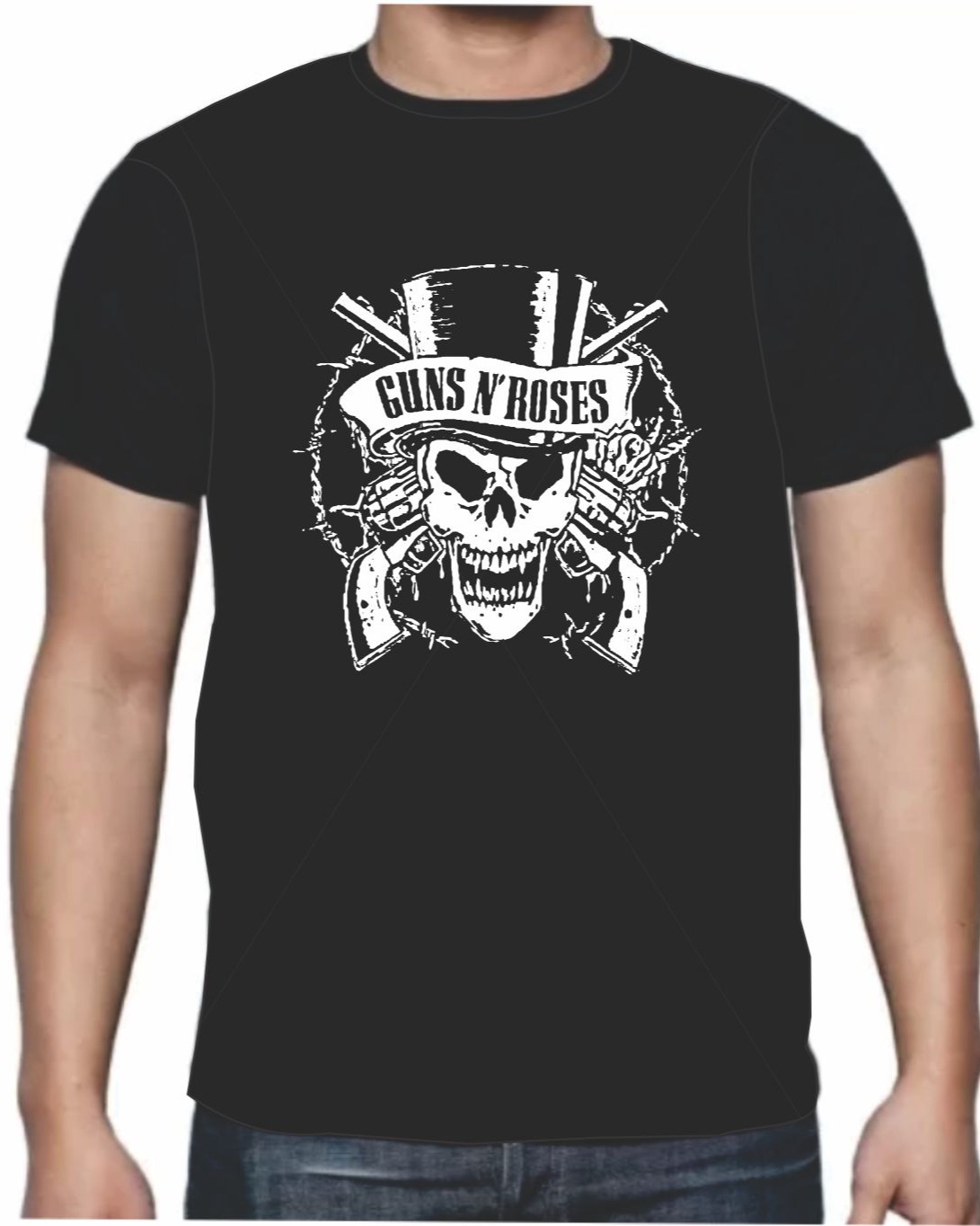 Camisa 100% algodão Fio 30, com dupla costura. Impressão em Silk. R$50,00