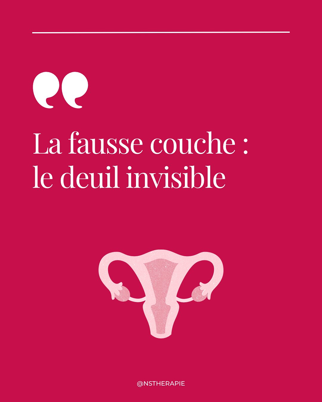 La fausse couche n’est pas qu’un événement médical.
C’est un deuil intime, souvent silencieux, que la société n’ose pas regarder.
Entre culpabilité, perte de repères et vide intérieur, beaucoup de femmes portent cette douleur seules.
Pourtant, reconnaître ce vécu, c’est déjà honorer la vie qui a été ressentie.
Si tu traverses ou as traversé une fausse couche, prends le temps d’en parler, de poser des mots, d’être entendue.
Le corps cicatrise… mais l’âme a besoin d’un espace pour se déposer.
🌿 Tu n’es pas seule. Et tu as le droit d’être accompagnée.
#faussecouche #deuilpérinatal #psychologieféminine #accompagnementtherapeutique #santémentale #deuil #psy #femmes #maternité