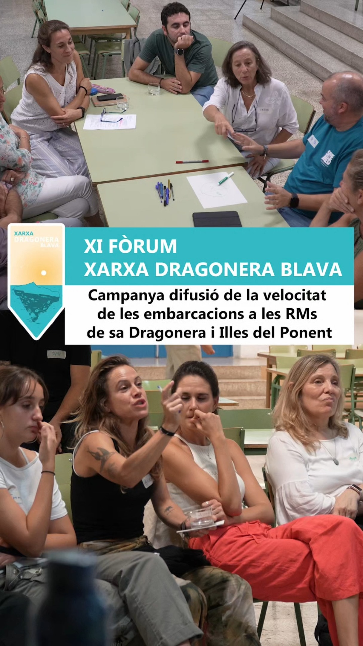 🌊En l'XI Fòrum Xarxa Dragonera Blava, amb molt d'entusiasme les participants van codissenyar juntament amb @pelopanton @gmagefilms i @savethemed la campanya de difusió de la recent regulació de la velocitat d'embarcacions en les reserves marines de Sa Dragonera i de les Illes de Ponent de Mallorca.
📧 Envia'ns un mail a xarxadaragonerablava@gmail.com si vols participar en les pròximes trobades.
🙌 Gràcies a @ajandratx pel suport i per la cessió de l’espai per celebrar-hi el Fòrum
___________________________
🌊En el XI Foro Xarxa Dragonera Blava, con mucho entusiasmo las participantes codiseñaron junto con @pelopanton @gmagefilms y @savethemed la campaña de difusión de la reciente regulación de la velocidad de embarcaciones en las reservas marinas de Sa Dragonera y de las Illes de Ponent de Mallorca.
📧 Envíanos un mail a xarxadaragonerablava@gmail.com si quieres participar en los próximos encuentros.
🙌 Gracias a @ajandratx por el apoyo y por la cesión del espacio para celebrar el Foro