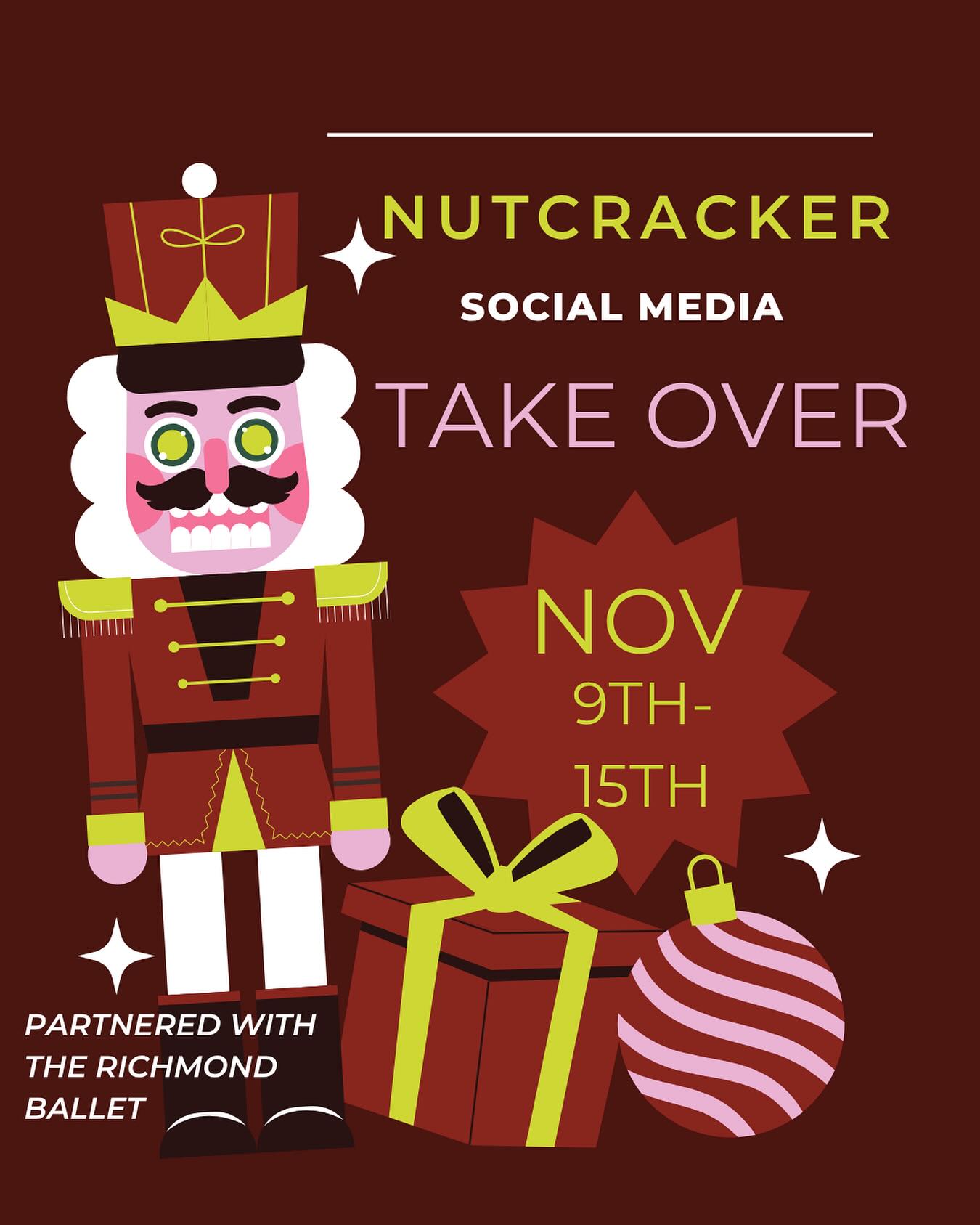 The Nutcracker is at it again this year and has taken over our instagram account!
He’s getting ready for his performance in the @richmondballet The Nutcracker running from December 6th through December 23rd. He wants YOU to have the chance to win tickets to see him perform! He has visited 14 Carytown businesses and needs you to guess all the spots where he was hanging out. Read below to see how to participate!
🩰Starting Sunday, November 9th through Saturday, November 15th the Nutcracker will make one post a day of him in two Carytown businesses.
🍬WAIT, then message us on November 15th before midnight listing all 14 locations together the Nutcracker visited. Guess all correctly to enter the raffle. Winner will be chosen randomly from eligible entries.
Winner will receive two tickets to opening night of The Nutcracker on December 6th at 7 pm as well as a $50 gift card of their choosing to any member business listed on www.carytownrva.com.
#carytownrva #richmondballet #thenutcracker #shoplocal #shopsmall #ballet #nutcracker