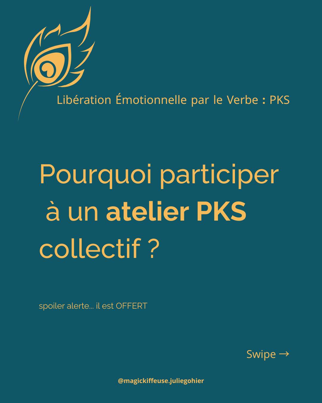 Tu te demandes à quoi ressemble un atelier PKS collectif ? 🌿
Ce carrousel t’explique pourquoi c’est une expérience si transformatrice…
Parce que tu n’as pas besoin d’aller mal pour aller mieux.
Parce que le collectif amplifie les prises de conscience.
Parce que le verbe est un outil de libération puissant.
Et parce qu’ici, tout se vit dans la douceur, la simplicité et la profondeur. 🌸
💫 Le PKS (Peter Koenig System) t’aide à mettre des mots sur ce qui te freine,
et à t’en libérer, à ton rythme, dans le respect de ton chemin.
📅 Prochain atelier offert – mardi 21 octobre à 12h30 (en ligne)
Inscription gratuite via le lien en bio ou en message 💌. Commente PKS ou écris moi et je te l'envoi.
~~~ Je suis Julie Gohier, Magic’Kiffeuse – Facilitatrice de Joie Incarnée.
J’accompagne les femmes sensibles à se retrouver, à libérer les mémoires émotionnelles,
et à vibrer leur joie profonde. 💖
#pks #peterkoenigsystem #libérationémotionnelle #magickiffeuse #joieincarnée #developpementpersonnel #reconnexionasoi #oserêtre #spiritualitéféminine #femmesensibles #atelierpks #relianceintérieure #oserlefeminin #oserlavie #vibrationpositive #authenticité
