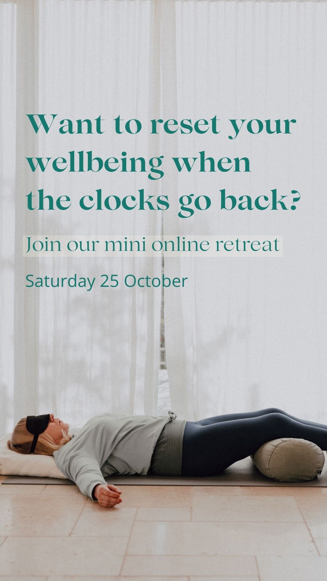 🍂 Autumn Reset Mini Retreat – Online
Take two hours to pause, breathe and press reset before winter arrives.
🧘 Gentle movement, mindfulness and soothing somatic practices
💫 Guided relaxation, poetry and music to nourish your mind and body
✨ Includes an audio relaxation + a 7-day wellbeing plan
📅 Saturday 25 October, 9–11am (online) £22
🔗 Please book via link in bio or DM me
A gentle, nourishing way to welcome the season and restore your energy.