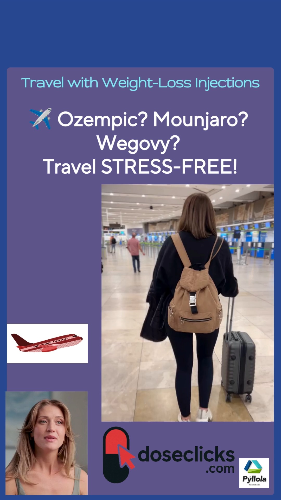 Travel with Weight-Loss Injections
💉✈️ Don't panic! Traveling with your weight-loss injections is easier than you think.Protecting your medication and staying on schedule is key! This video gives you the 3 non-negotiable rules for flying with injectables like Ozempic, Mounjaro, and Wegovy.Travel Checklist:CARRY-ON ONLY: Never put injectables in checked luggage (cargo holds freeze!).COOL IT: You need a proper temperature-controlled case/cooler to keep it between $2^\circ\text{C}$ and $8^\circ\text{C}$ (before first use). Don't let it freeze!PAPERWORK: Keep the pen in its original box with the pharmacy label visible. A doctor's note is always a smart backup!Set your watch to your home time for your injection schedule, and enjoy your trip!Save this Reel and travel with confidence. 🤍
#GLP1Travel #WeightLossJourney #WeightLossInjections #Ozempic #Mounjaro #Wegovy #Semaglutide #Tirzepatide #TravelHacks #MedicalTravel #InjectableMedication #TSATips #TravelSafety #HealthOnTheGo #StayingOnTrack