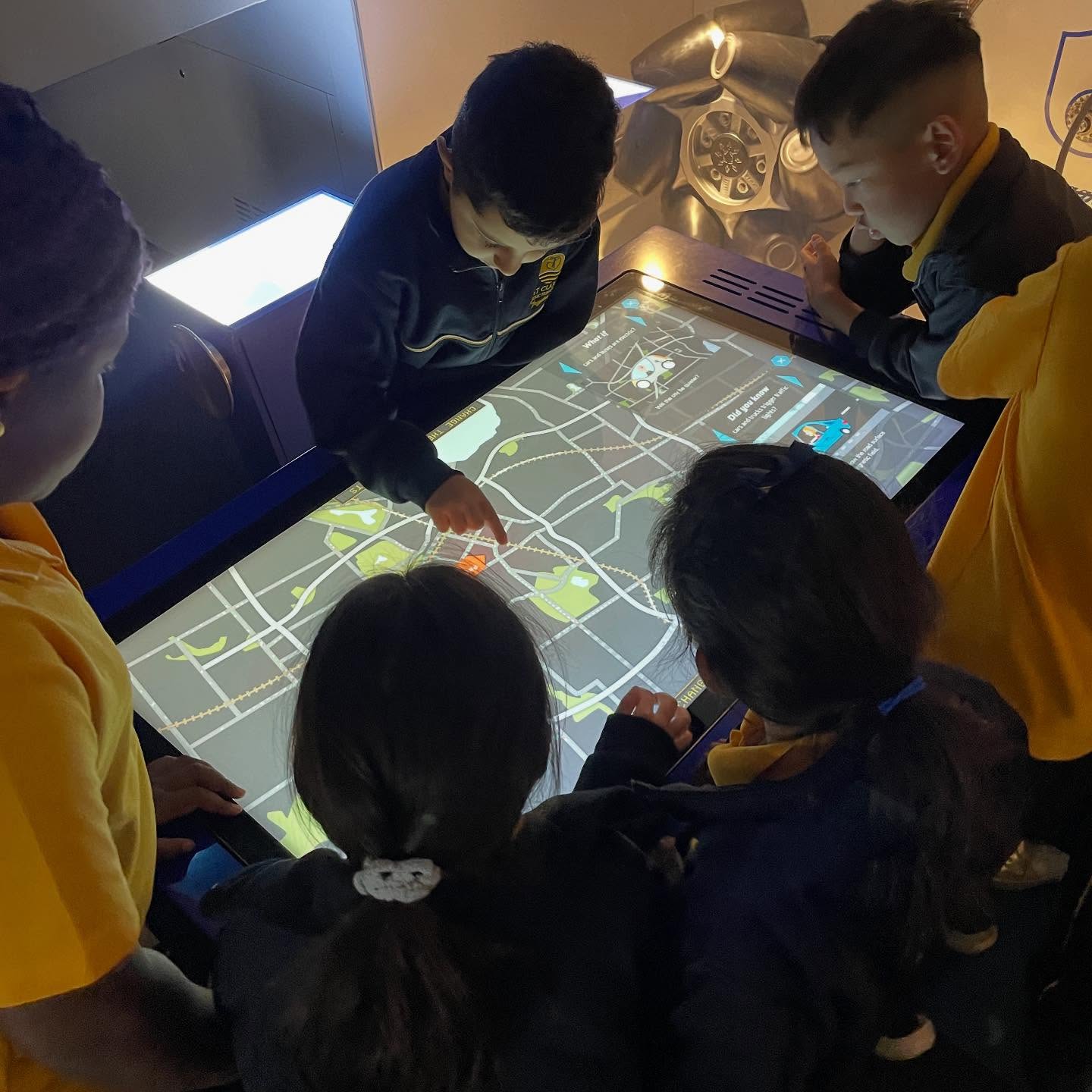 On Monday, our Year Two children went on an excursion to Scienceworks to build on their understanding of Earth & Space Science related to this term’s Inquiry Project 🌏🚀🔭🪐
The highlight was the Planetarium show which explored how the seasons are caused by the tilt of the Earth’s axis combined with the Earth’s orbit around the Sun, and how the seasons and the length of day vary across the Earth from the poles to the equator ☀️🌧️🍂🌷