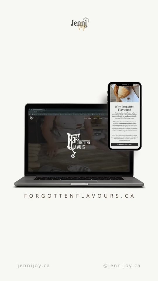 It's finally here! The long awaited Forgotten Flavours website! I've never had so many folks signing up on the coming soon wait list as I did for @forgottenflavours - they've really created a community that loves their baked goods.
I can't believe it's not sourdough! Make sure you read through their incredible process, making bakery delights into something even the gluten intolerant can consume with no tummy issues. This is just such a high quality business, with high quality processes, products and people 👌
I really loved spending time creating this site with them, and even got to film the entire header video while being a part of a production day. (Also, New, super professional photos are yet to be added, to level it up even more!)
Be sure to check them out - bakeries in Niverville, MB and on Corydon in Winnipeg!
#wixstudio #wixdesigner