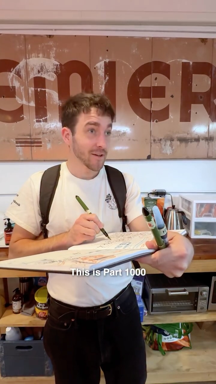 I’ve drawn a lot of places in New York (Ok, maybe not 1000 yet), but Noble Signs was a memorable one. Part of joy was purely visual. Lights, designs, and materials all over the place. But a big part of it was also learning how everything comes together. I love thinking about how goods, particularly uncommon items like neon signs, are fabricated. There aren’t molds or assembly lines. Each one has to carefully assembled with pieces cut from glass, metal, and plastic. That’s cool, and that’s why I love bringing my craft to theirs. #drawing #sketchbook #craft