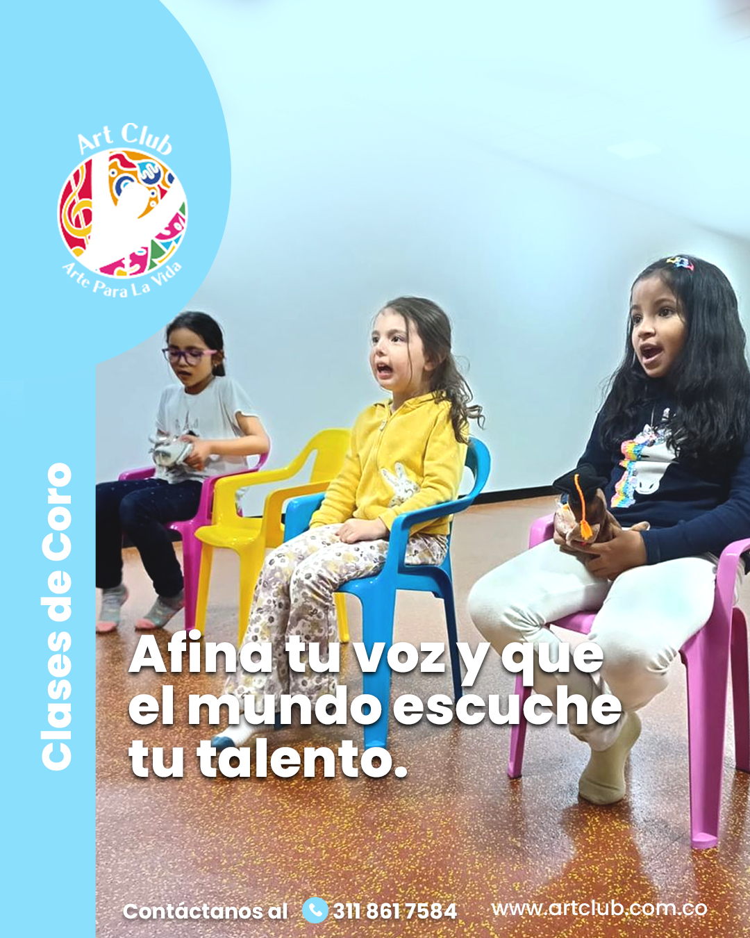 🎶 Afina tu voz, únete a otros y vive la experiencia de crear armonías únicas.
Cada clase es un espacio para aprender técnica vocal, coordinación y trabajo en equipo, mientras disfrutas de la música junto a nuevos amigos😊
✨ ¡No esperes más! Ven y deja que tu voz se una a un coro lleno de energía y creatividad.
📱 Contáctanos y reserva el cupo de tu hijo 3118617584 y visita nuestra página web haciendo clic en el enlace de la bio.