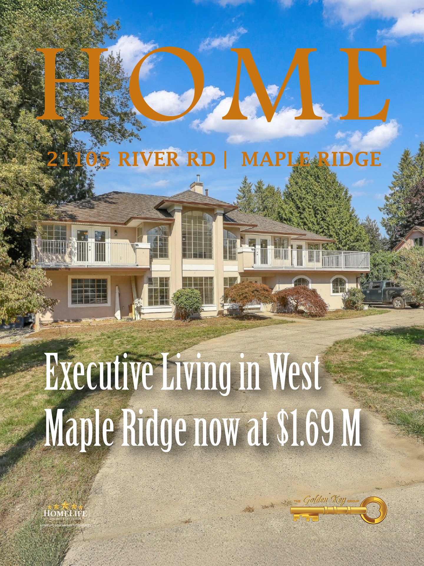 🔥 NEW PRICE + OPEN HOUSE SUNDAY!
October 19 (2– 4 PM)
📍21105 River Road, Maple Ridge
.
Majestic Curb Appeal, Executive Basement Entry style home is nestled on a massive 11,625 sqft lot with over 110 ft frontage located in a fabulous family oriented neighborhood with Schools, Shopping & Transit all within easy walking distance. Tons of Generous parking fit multiple vehicles, and can easily accommodate RV, boat, and trailer.
.
Don’t miss your chance to see it this weekend!
.
🛏️ 5 Bed
🚽 3 Bath
📐 3,437 sf floor
🏠 11,625 sf lot
🚘 2 Double Car Garage - Attached Garage
💸 Roughed-In Basement Suite
✔️ Half-Circle Executive Driveway
🪟 Oversized Arch Windows
🪴 Private Fenced Backyard
.
Why wait? Call now to book your private viewing!
.
📞 Scotty Romey 604.723.7653
📞 Grace Luzande 778.628.4530
📞 Kevin Banting 604.440.7608
The Golden Key Group
Homelife Benchmark Titus Realty
📹 Video by: @graceluzande
#thegoldenkeygrouprealty #realestate #realtor #invest #opportunity #beautifulbritishcolumbia #realestatebc
#fraservalley #vancouverrealestate #development #money #investments #future #openingdoorsofopportunity
#scottromey #danielromey #graceluzande #thegoldenkeygrouprealty #homelifebenchmarktitus #surrey #langley #planforretirement #family #success