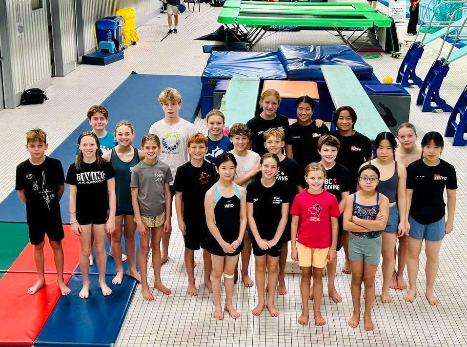 A great week in Regina for our iDive divers — Maia, Yolanda, Mandy, Adysen, Blair and coach Wilson — who attended the Diving Canada HPAD Assessment Camp! 🙌
They had a fantastic experience training and connecting with over 20
talented divers and coaches from across Western Canada.
Big thanks to Diving Canada @divingcanada and Regina Diving @reginadiving for hosting such an amazing camp! 💙💦
#idivevancouver #bcdiving #divingcanada #springboarddiving #platformdiving #teambc #vancouversports #vancouversportsclub #reginadivingclub