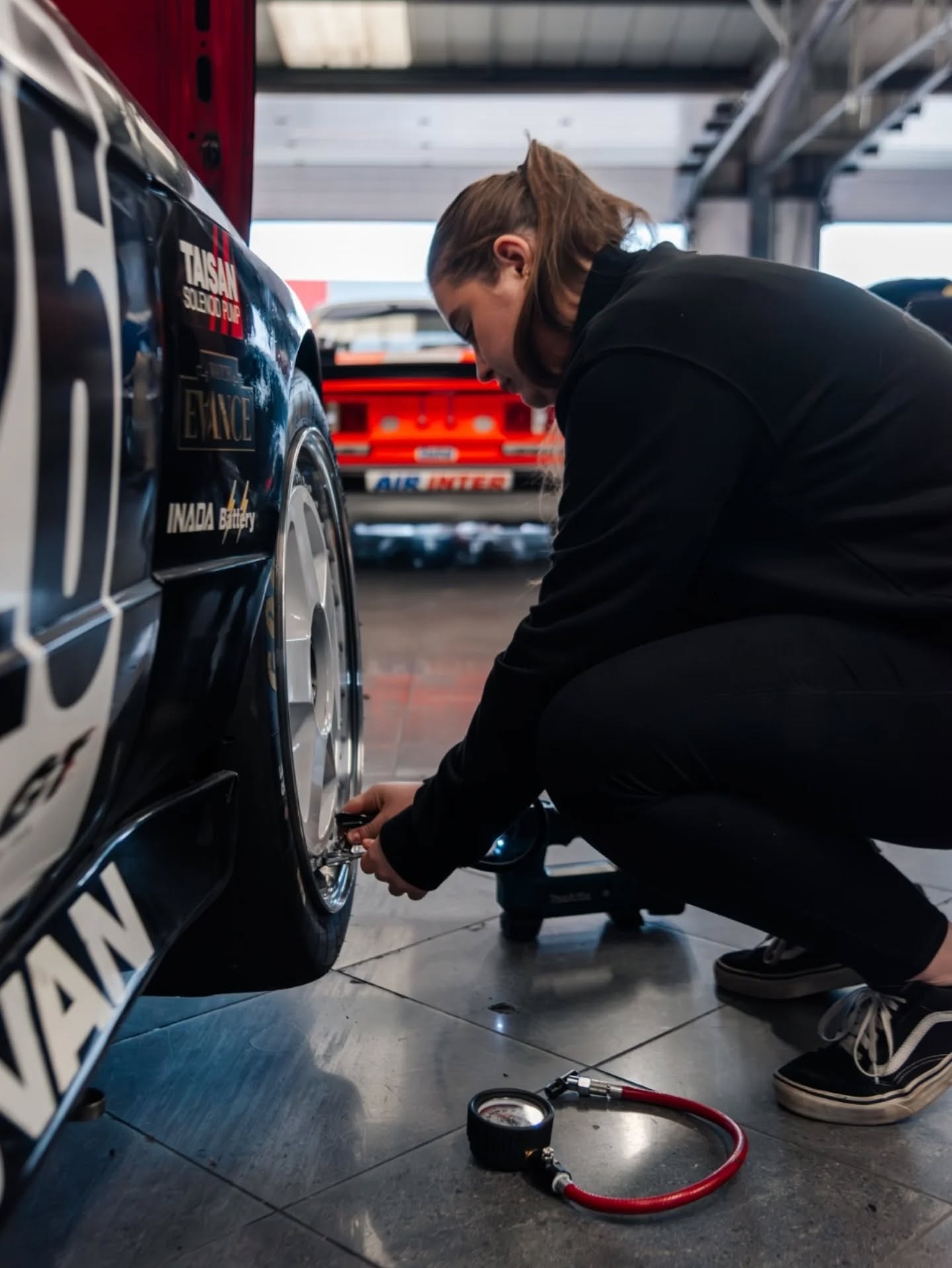 Preparing for this to be a wet race...