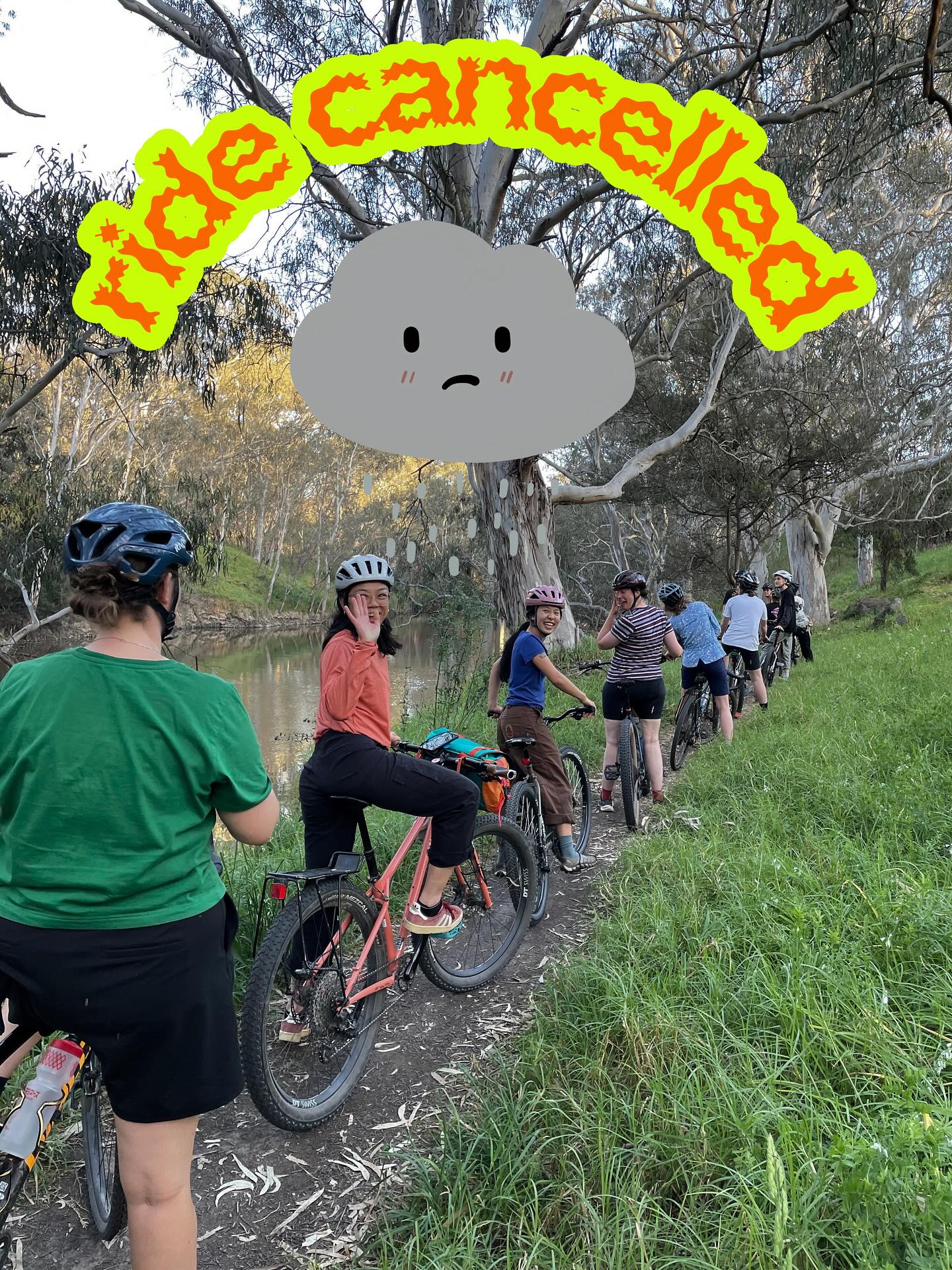 Severe weather warning for tomorrow means NO RIDE 👎 Boo, see you next week!