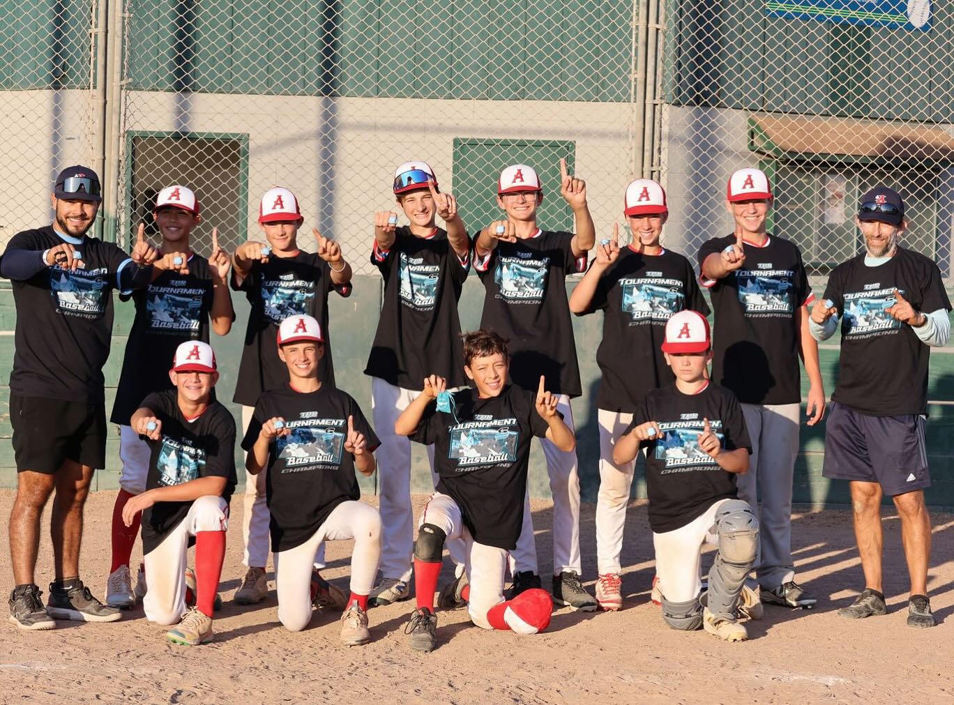 Aces 14U Salas CHAMPS in the TPR Manteca Tournament over the weekend!! Keep grinding boys! 🏆☝🏼