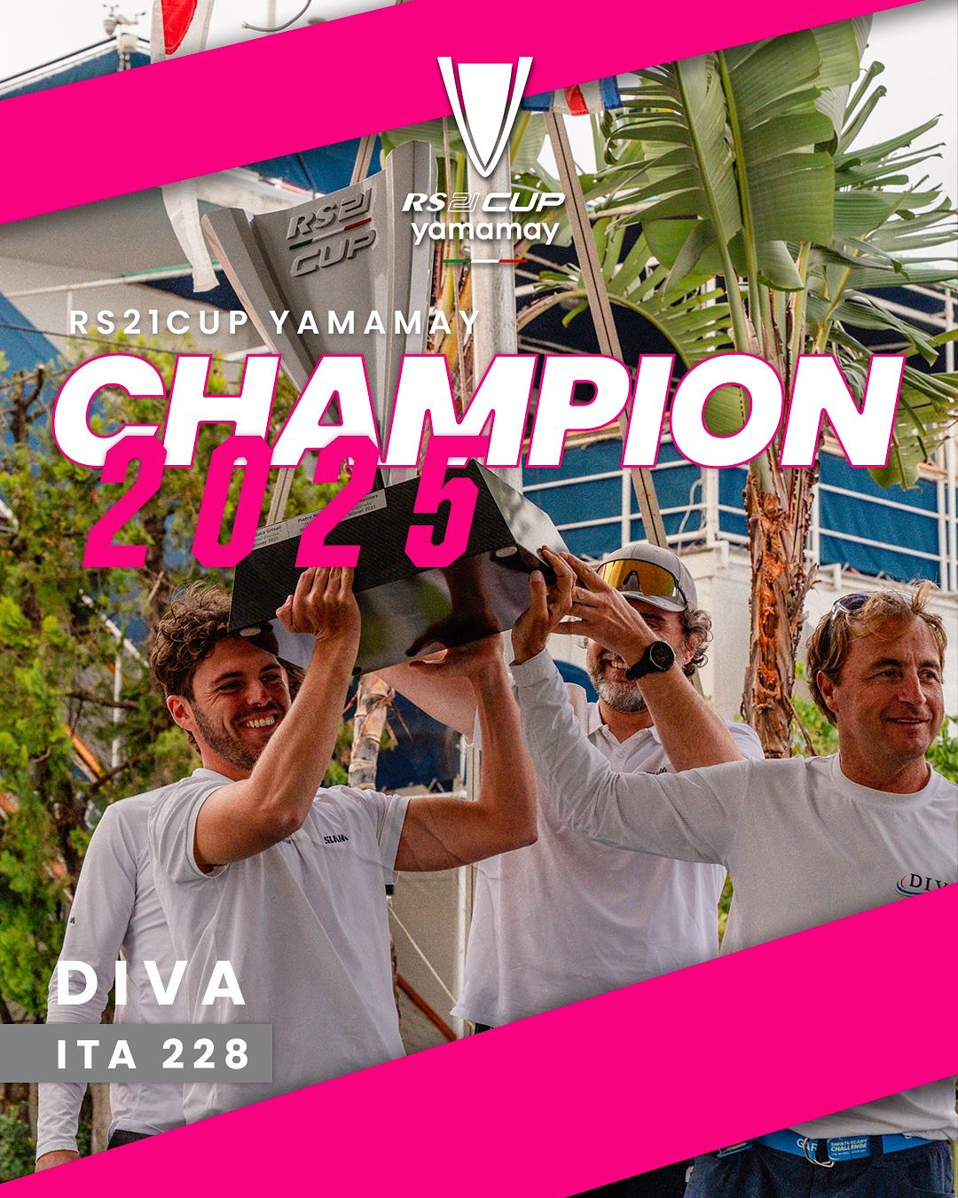 Let’s celebrate the Champions of the Season 2025 RS21 Cup @yamamayofficial 🍾
After 5 Acts Diva won the most important Trophy of the year! 🏆
Congrats to the owner Ferdinando Battistella with his crew @andreabattistella @fragabbi @bressanilorenzo @mdeluca1983 for this incredible achievement 🥇