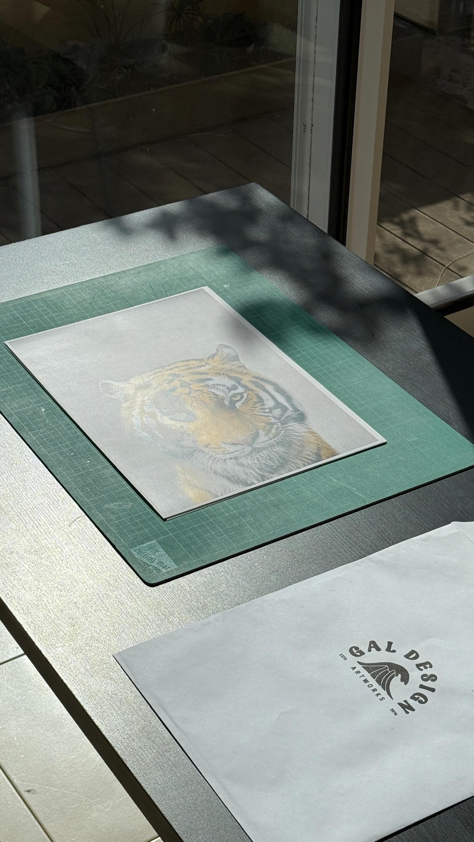 A peek behind the scenes - framing our safari animals art prints and getting these wild beauties ready to ship 🐘📦