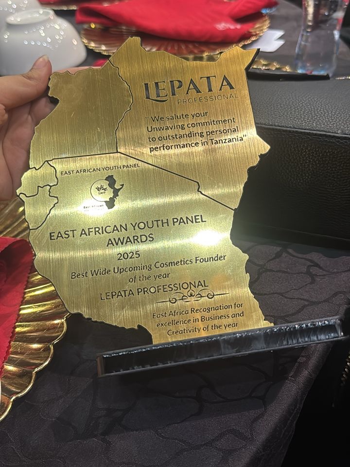 We are deeply honored to receive the East African Award for Best Upcoming Cosmetic Brand of the Year! 🏆 @eastafrican_youthpanel
This achievement is a reflection of your love, trust, and continuous support over the past three years. From our loyal clients, dedicated beauty professionals, and amazing partners — to every person who believed in Lepata Professional — we say THANK YOU.
Your belief in our vision to provide professional-quality products for spa and salon use keeps us inspired every single day.
Here’s to more innovation, empowerment, and growth together. 💛
With gratitude,
The Lepata Professional Team
#LepataProfessional #EastAfricanAwards2025 #ThankYou #BeautyProfessionals #ProudlyEastAfrican