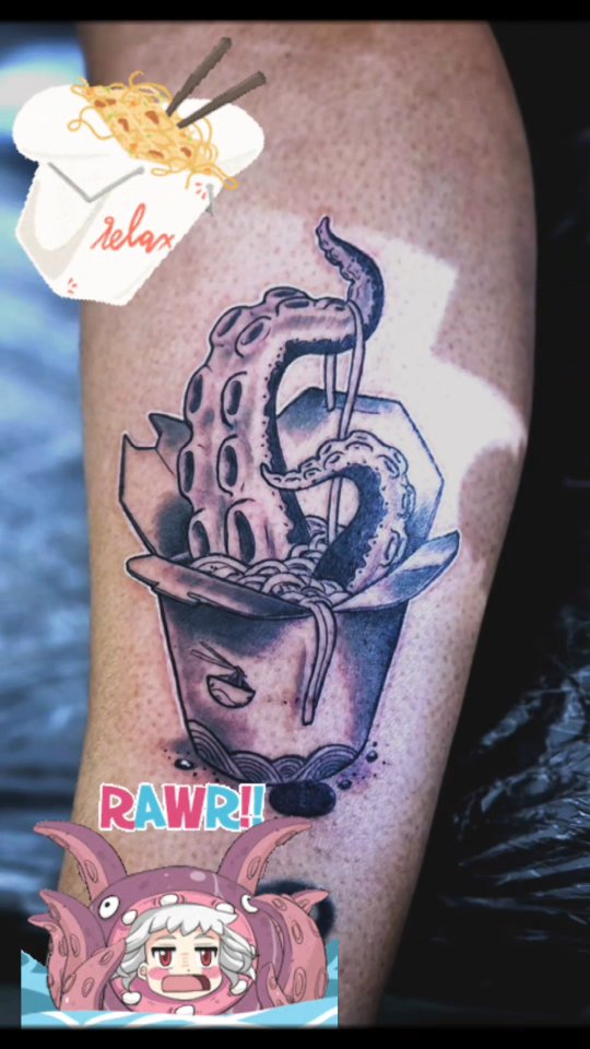 Anyone hungry? LOL!
.
.
.
#chowmein #mttattoos #blacklandgreytattoo #tattoo #food #eat #takeout #black #grey #atx #inked #tattooideas