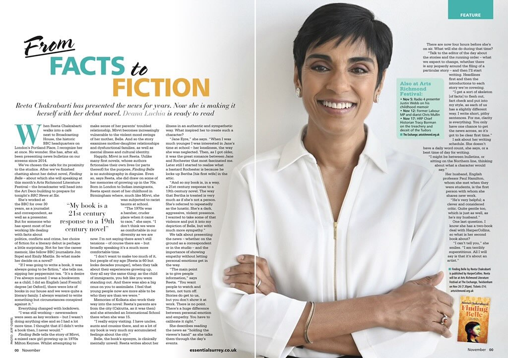 My interview with the lovely #reetachakrabarti talking about her debut novel #findingbelle #authorinterview #writer #interviewer #feature